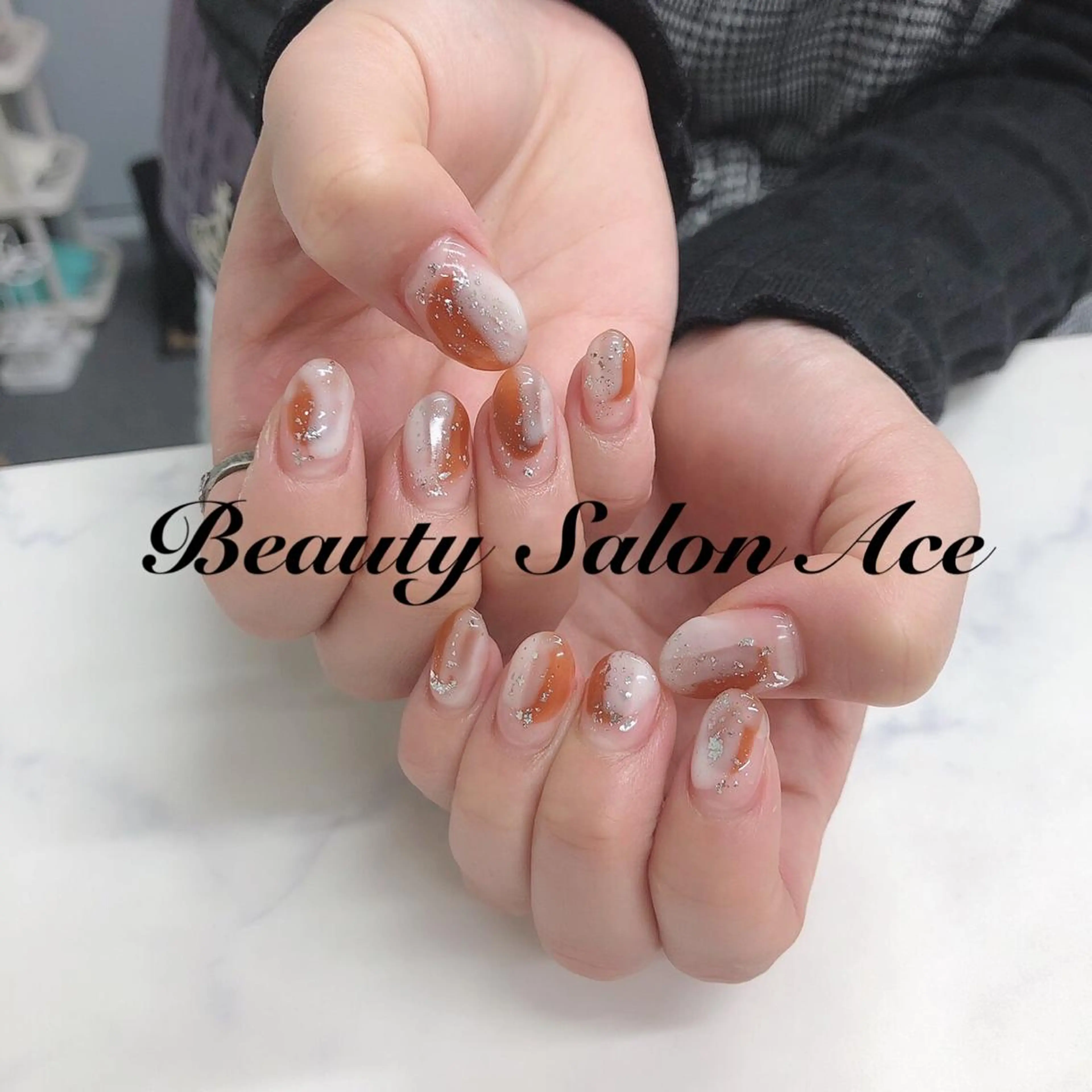 ネイル アートネイル 長さ出し ジェルネイル メンズネイル ニュアンスネイル Beauty Salon Ace(ネイルサロン エース)所属・池袋フィルイン Ace♡長さだしのネイルデザイン