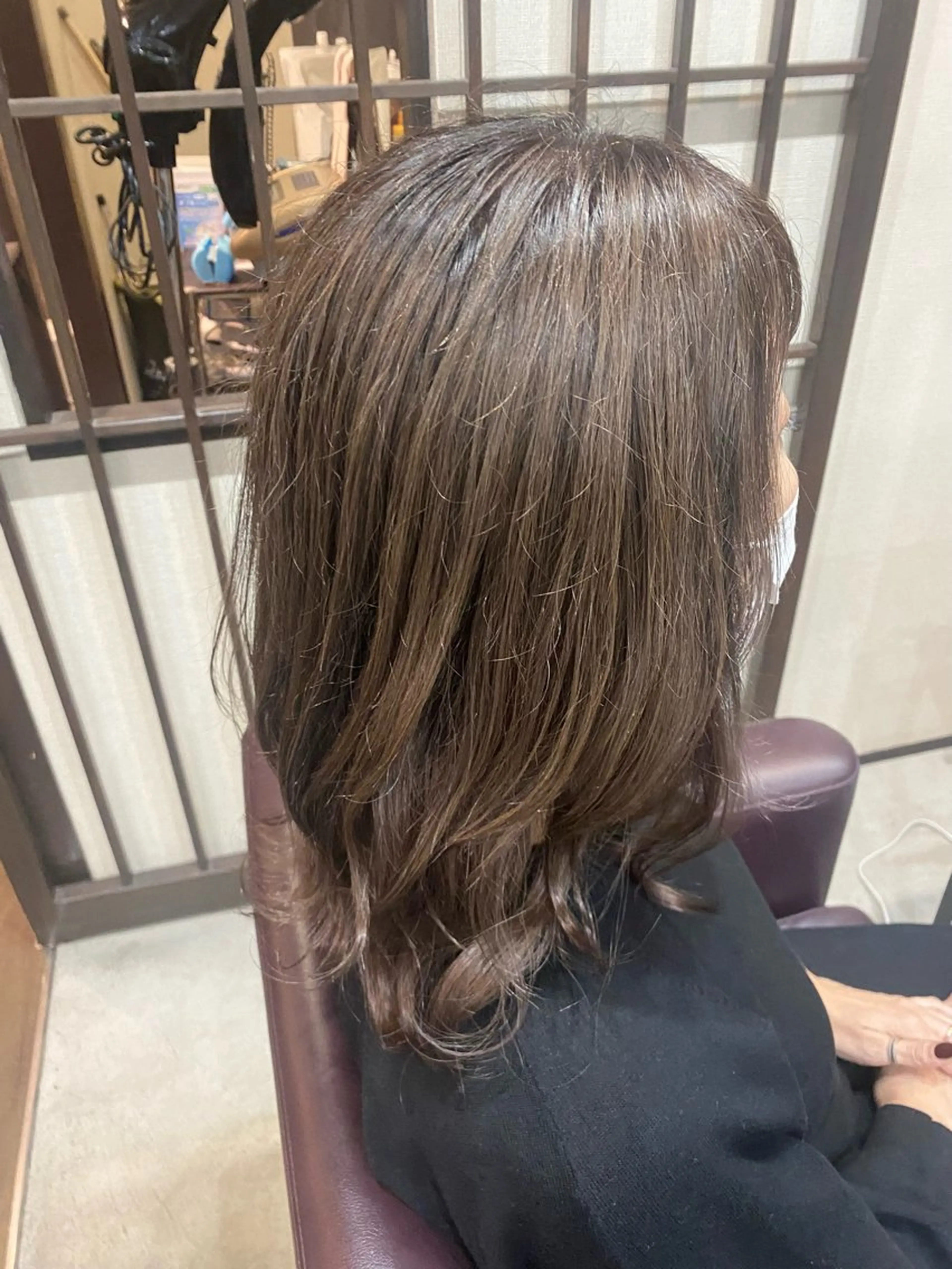 ロング カラー ブラウンカラー ショコラブラウン hairsalon  a-to所属・多賀 凌空のヘアスタイル