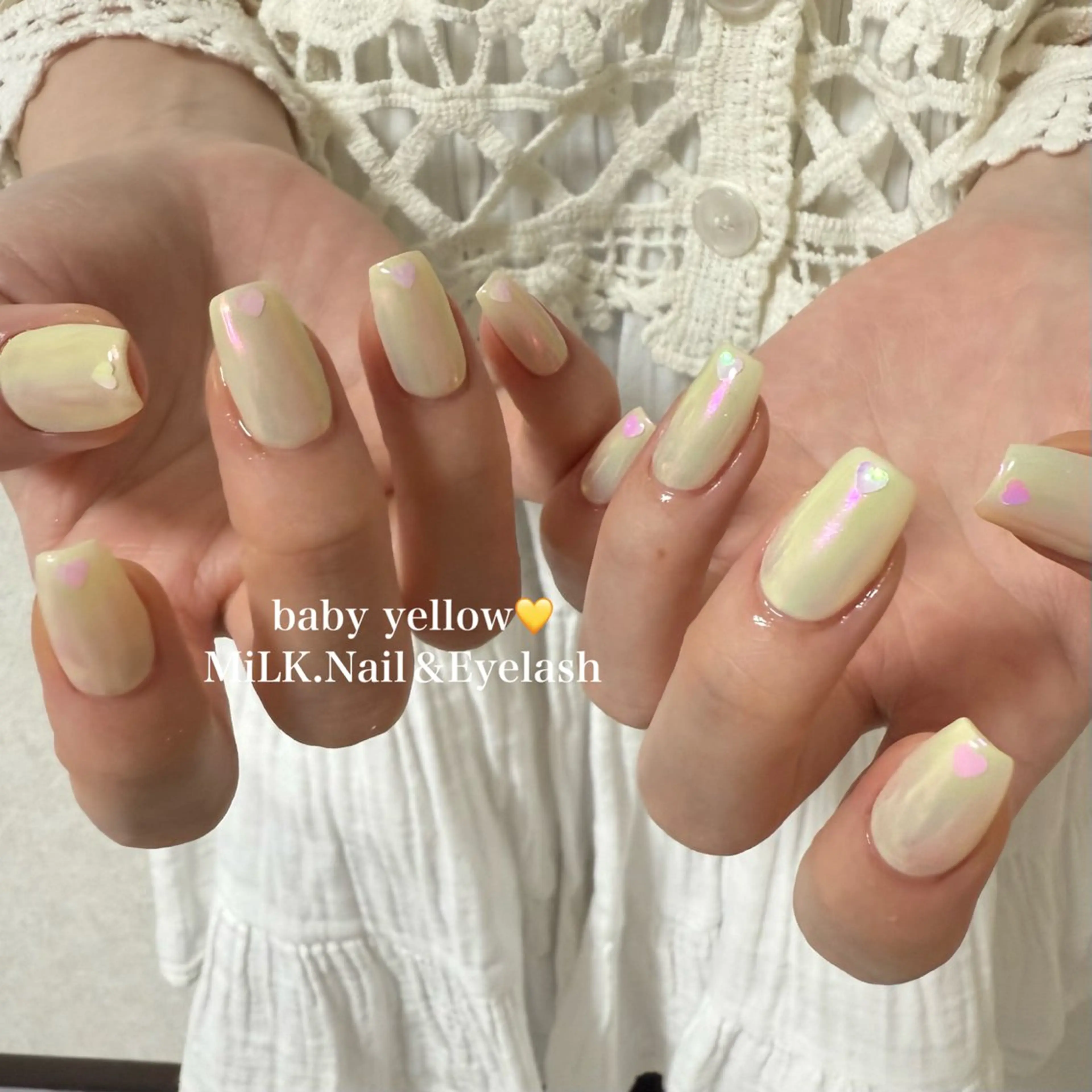 ネイル ハンドネイル MiLK.   Nail&Eyelash所属・MiLK. wakaのマツエク・マツパデザイン