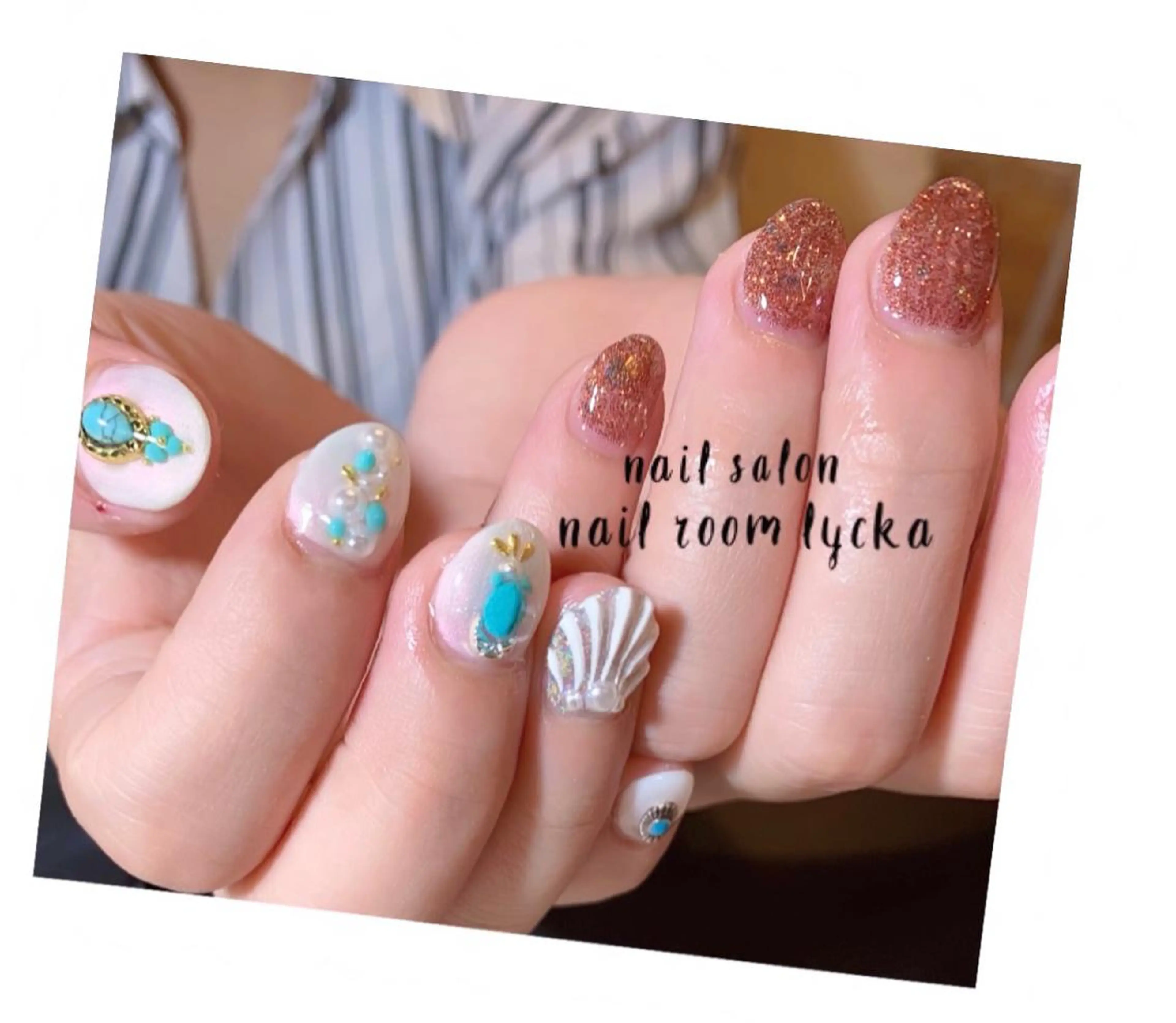 ネイル ﾈｲﾙﾙｰﾑﾘｯｶ 𝐦𝐚𝐲𝐮のネイルデザイン