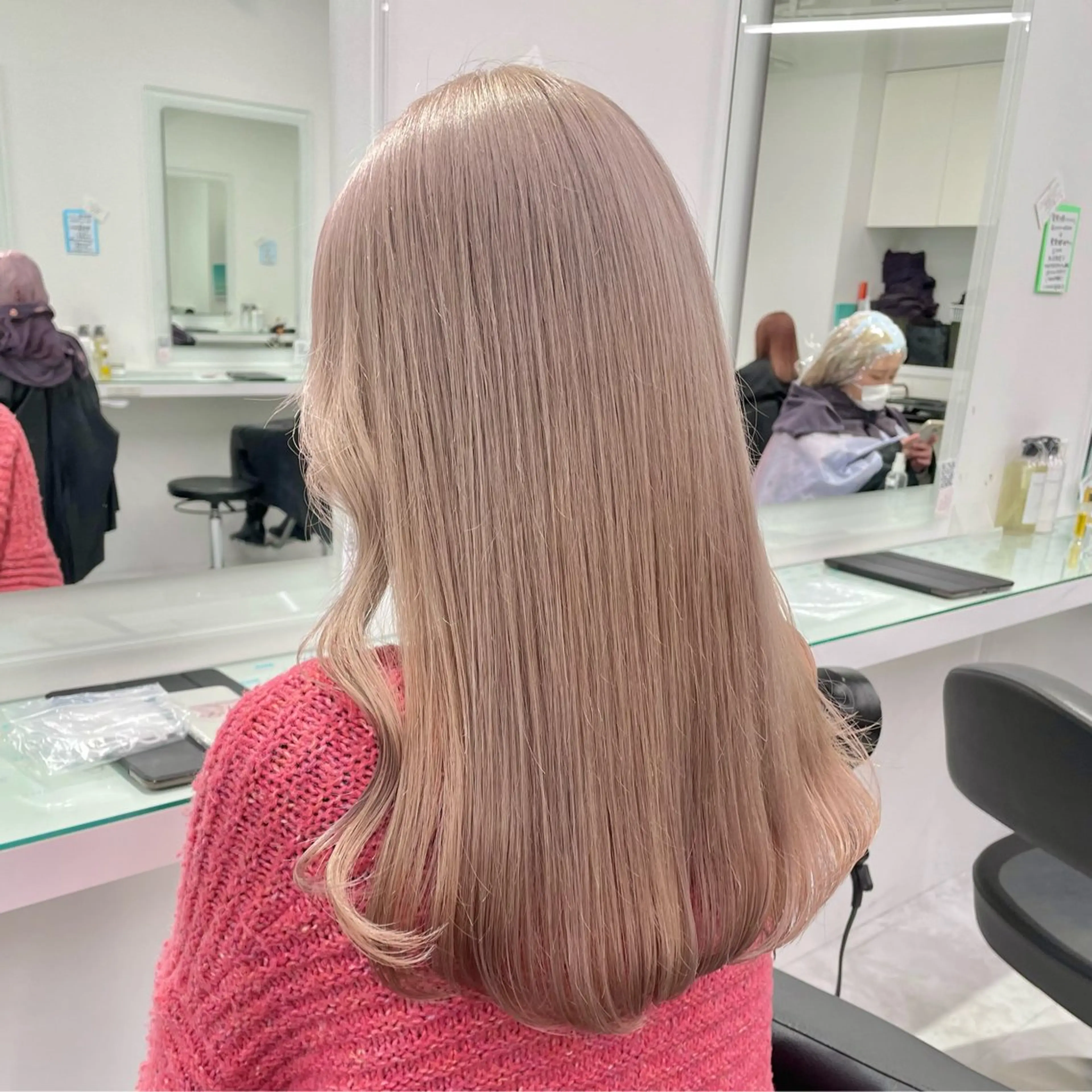 セミロング カラー ヘアアレンジ ヘアカラー トリートメント 艶髪グレージュ特化/ CHIKARAのヘアスタイル