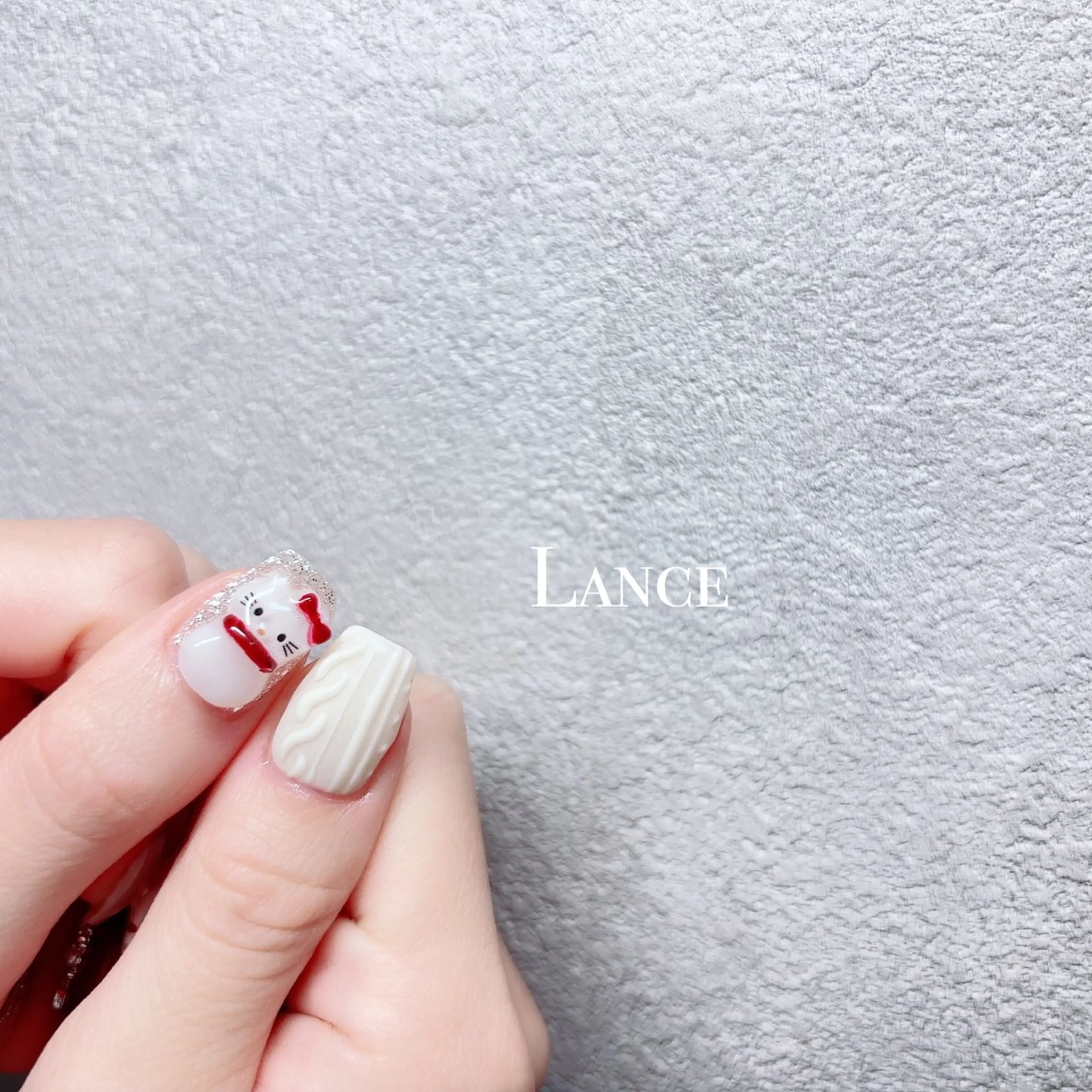 ネイル オーロラネイル フットネイル キラキラネイル 韓国ネイル マグネットネイル ハンドネイル Lance nailのネイルデザイン