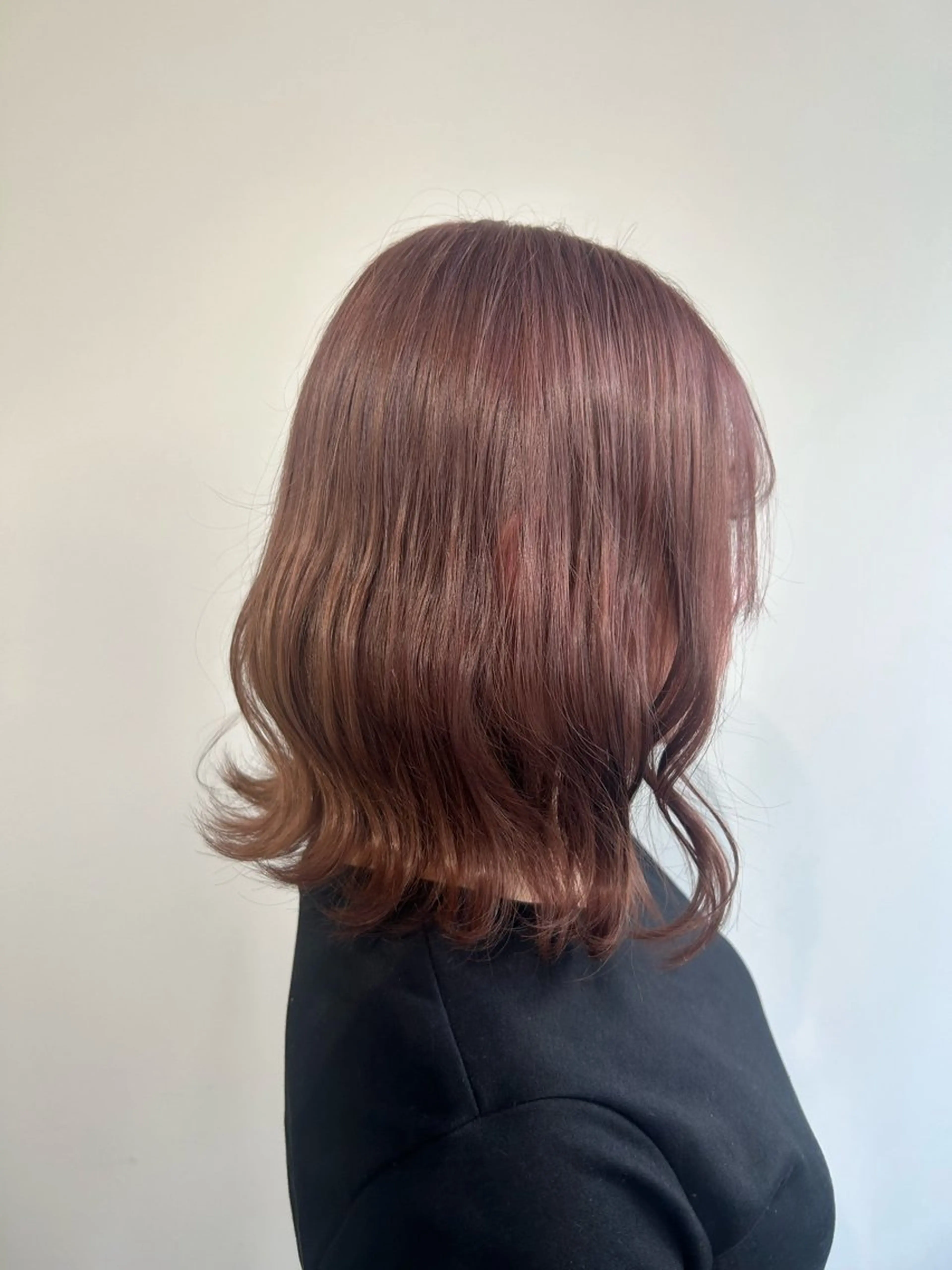 カラー ヘアカラー トリートメント ベージュ/ダブルカラ ー/新潟駅/青柳萌果のヘアスタイル