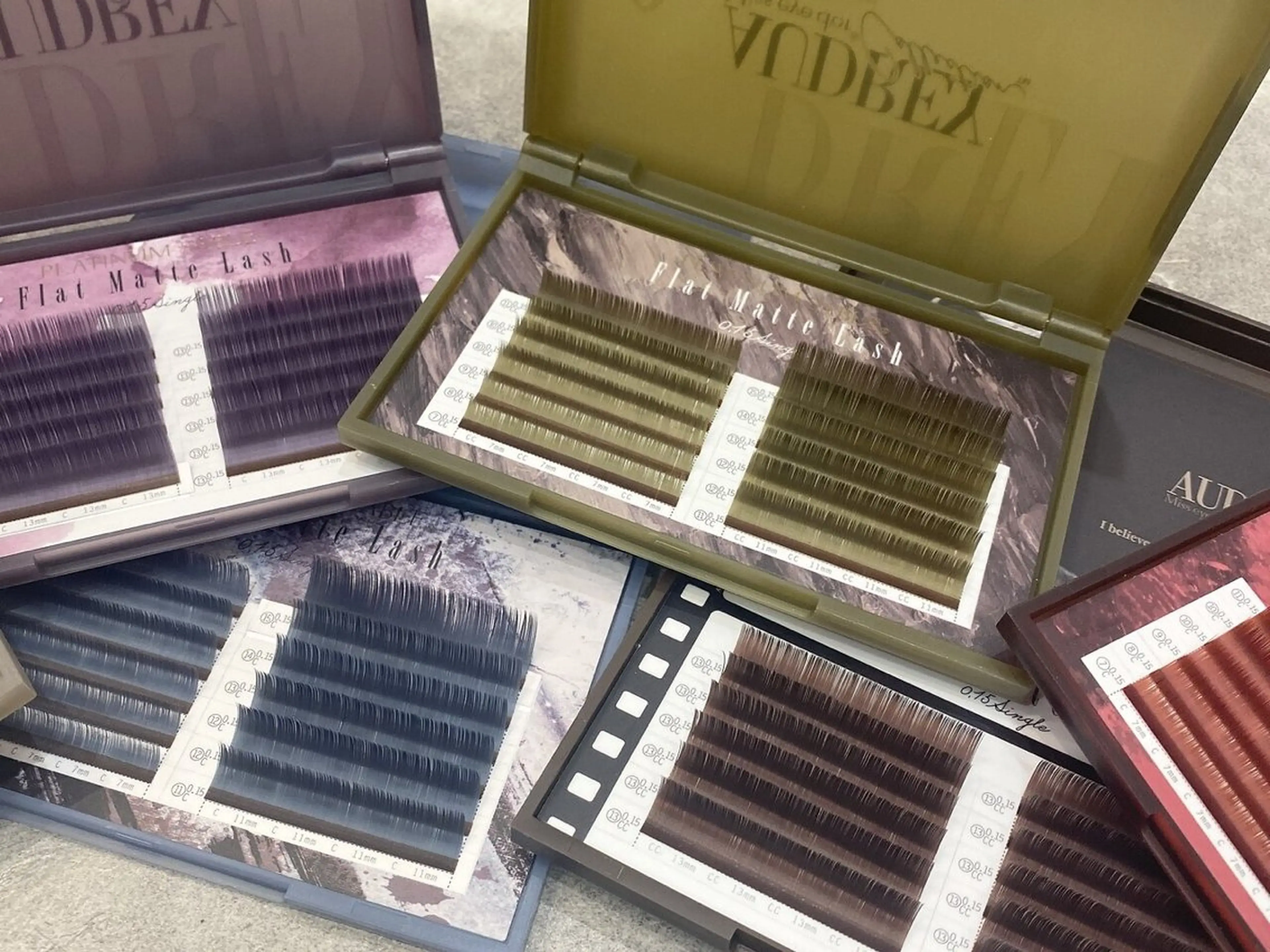 🎨フラットラッシュカラー80本¥5800の写真