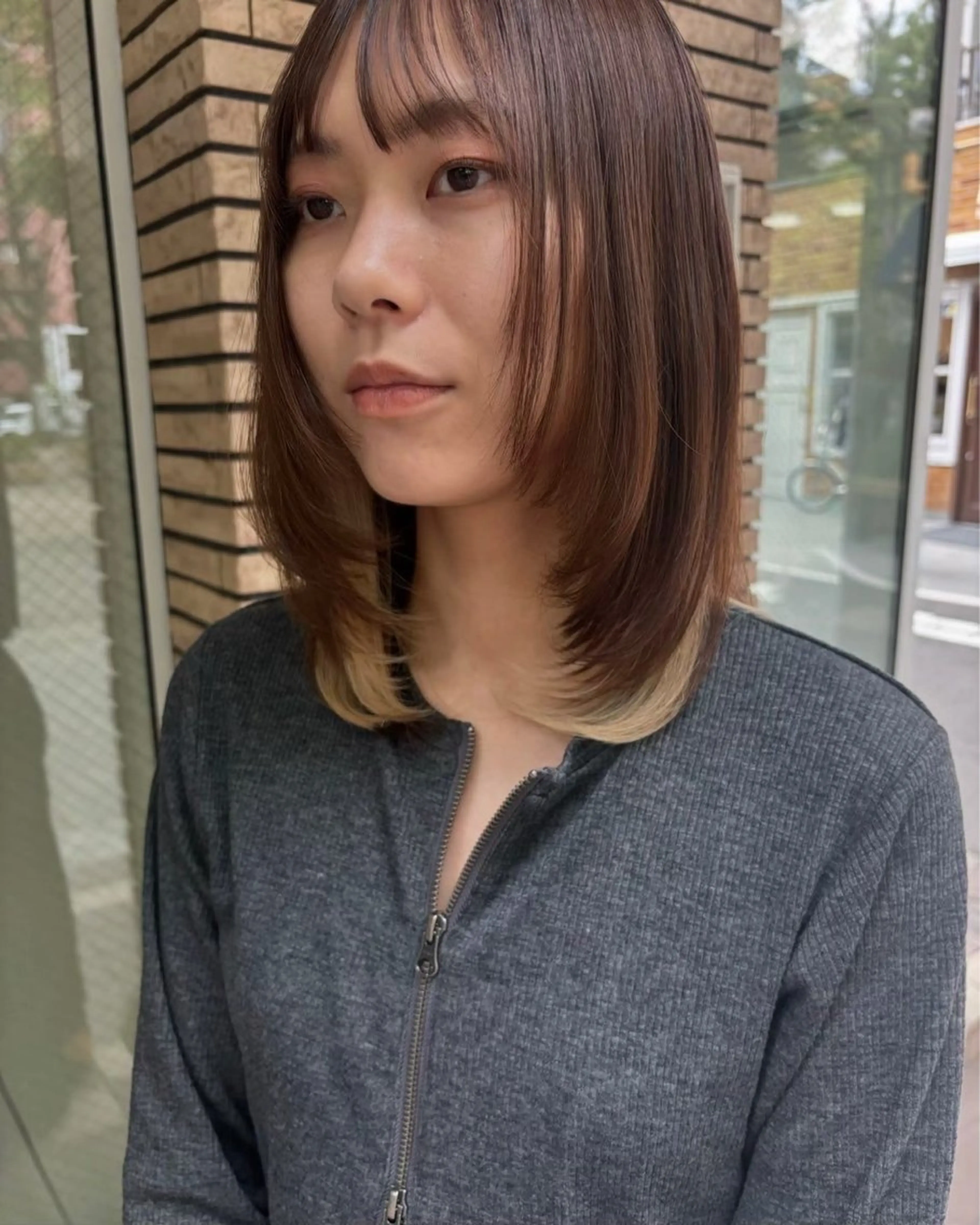 ミディアム albero🧸 🌳鈴木遥菜のヘアスタイル