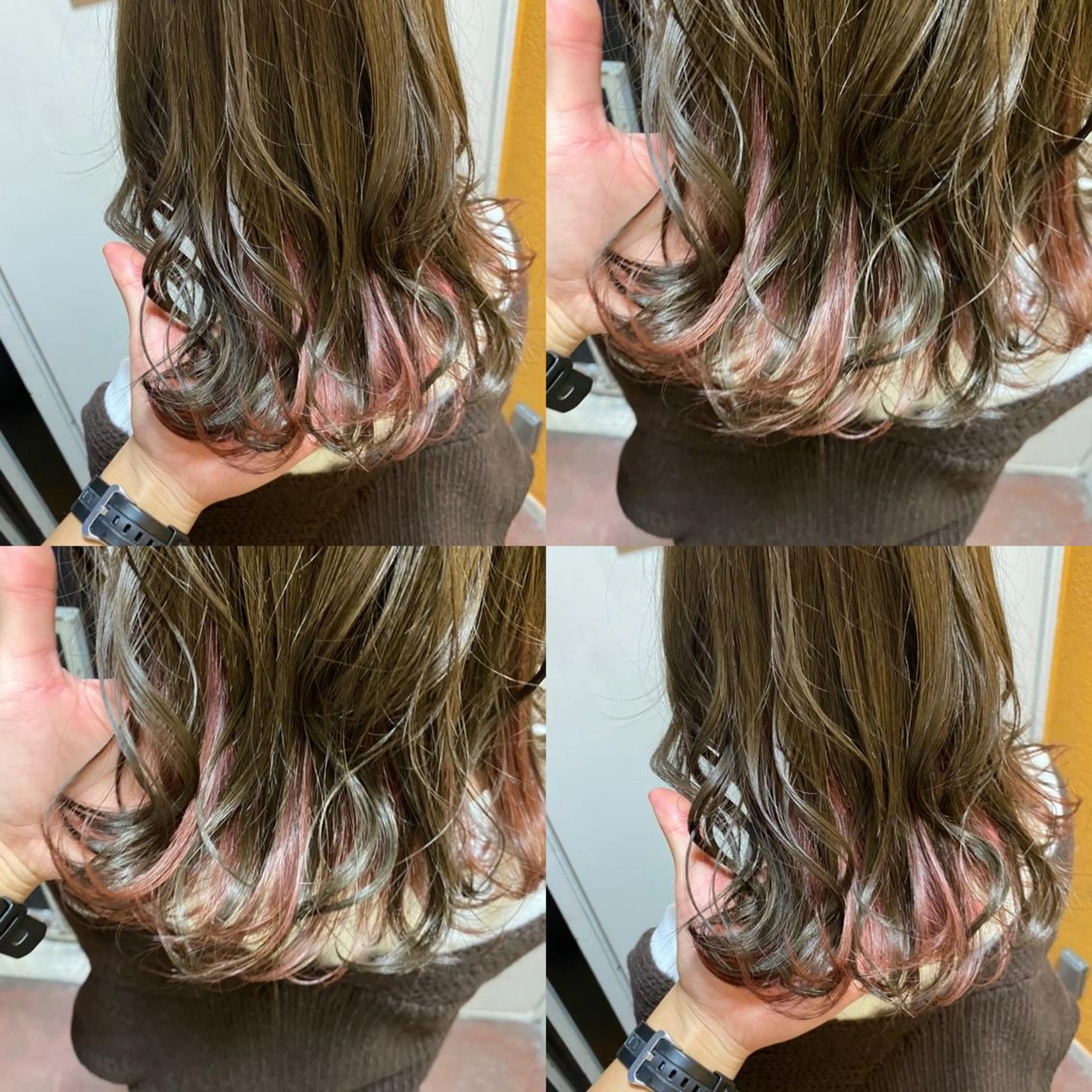 ロング カラー アッシュ ベージュカラー ハイライトカラー ハイトーンカラー イルミナカラー ヘアカラー トリートメント ご予約 宜しくお願いします！のヘアスタイル