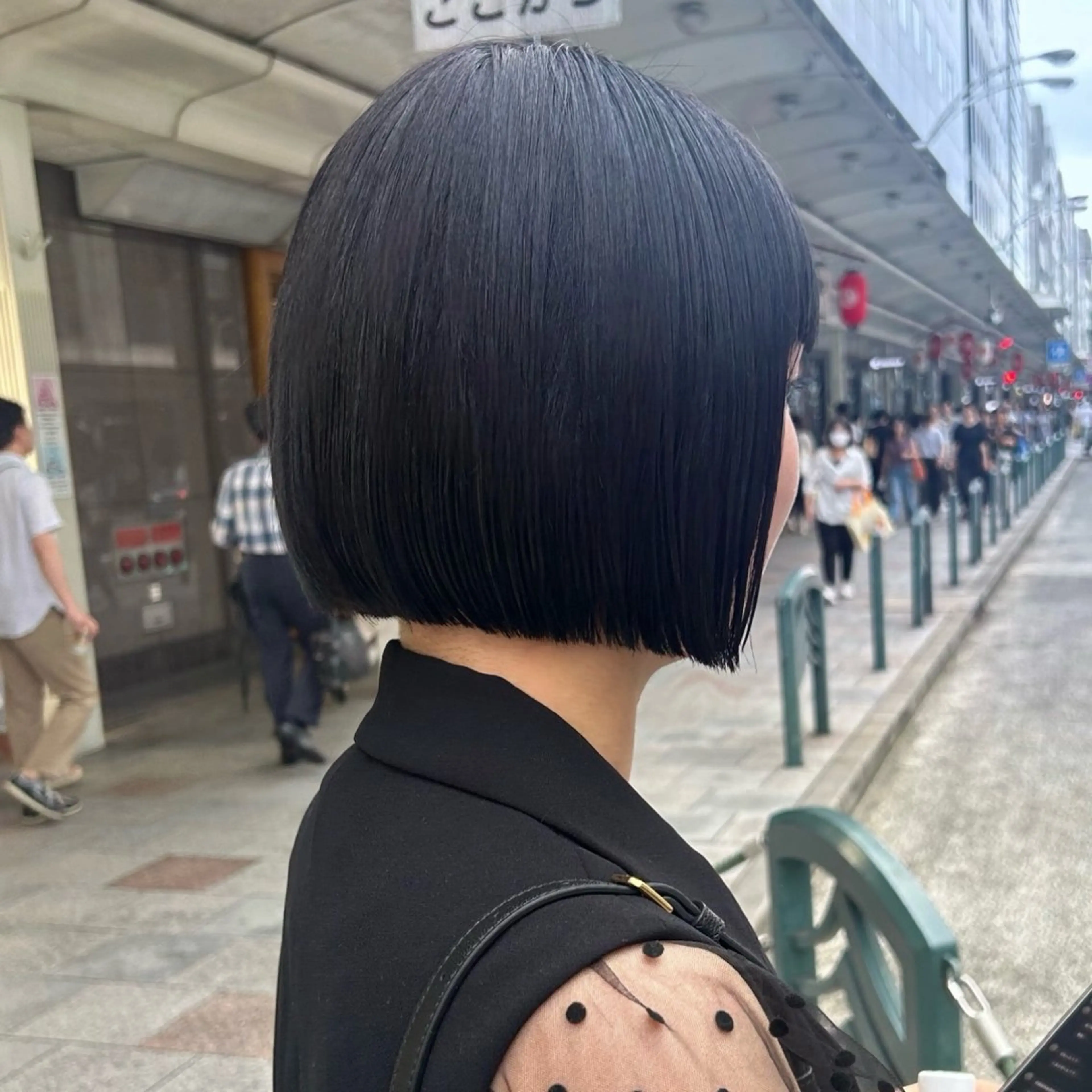 ショート カラー ボブ カット ヘアカラー トリートメント 🫧 清水優 /広がらないボブ🫧のヘアスタイル