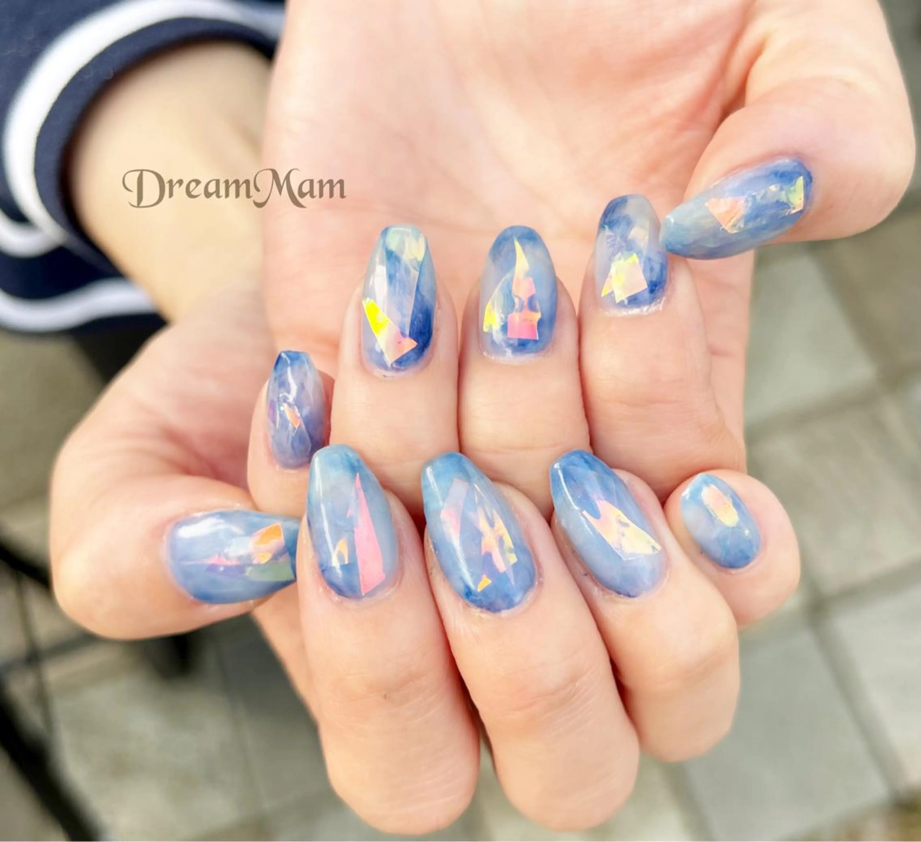 ネイル アートネイル オーロラネイル チークネイル フレンチネイル ジェルネイル Nail Salon Ｄream Mamのネイルデザイン