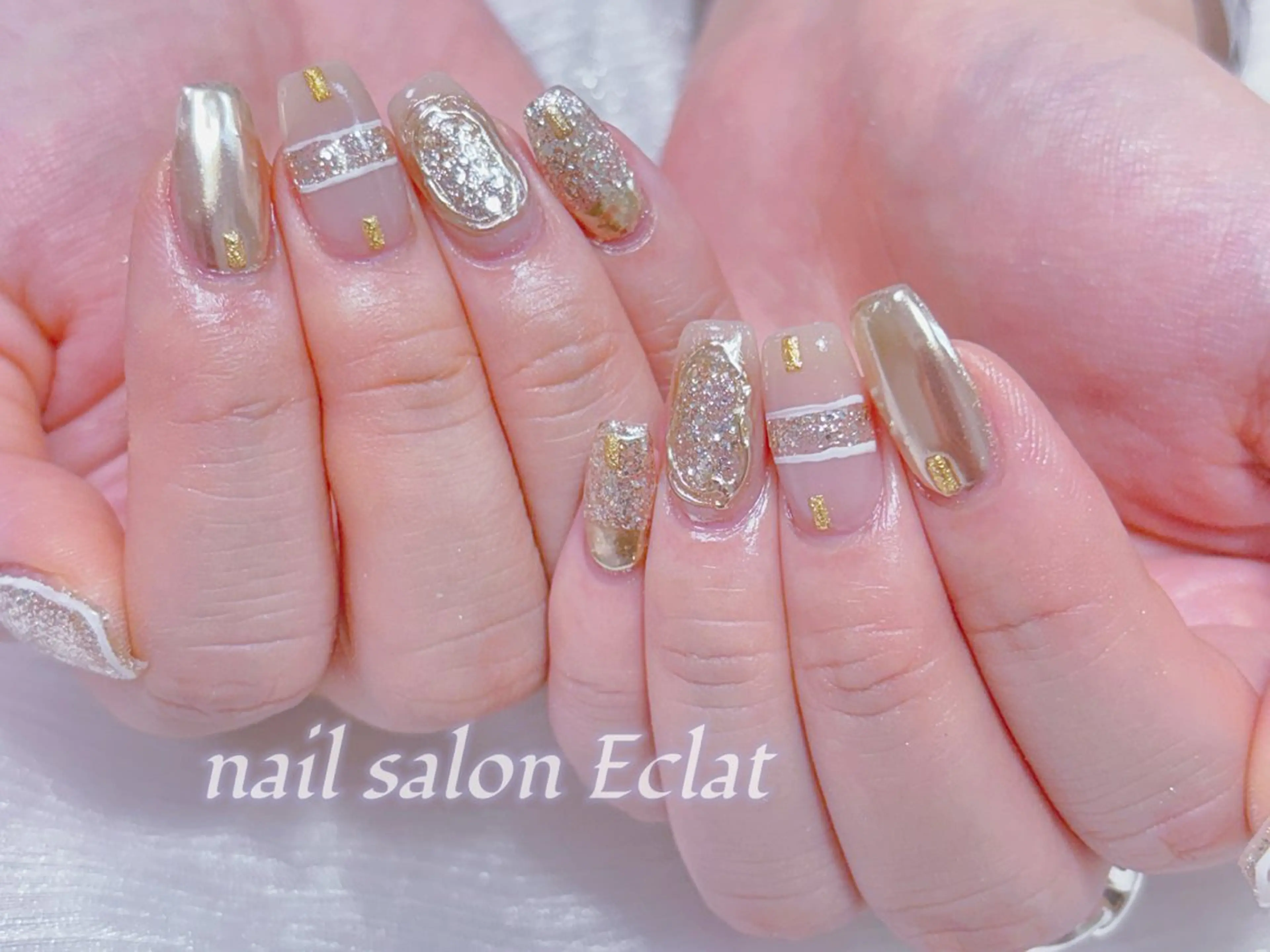 ネイル ネイルサロンエクラ 🫧Shizukaのネイルデザイン