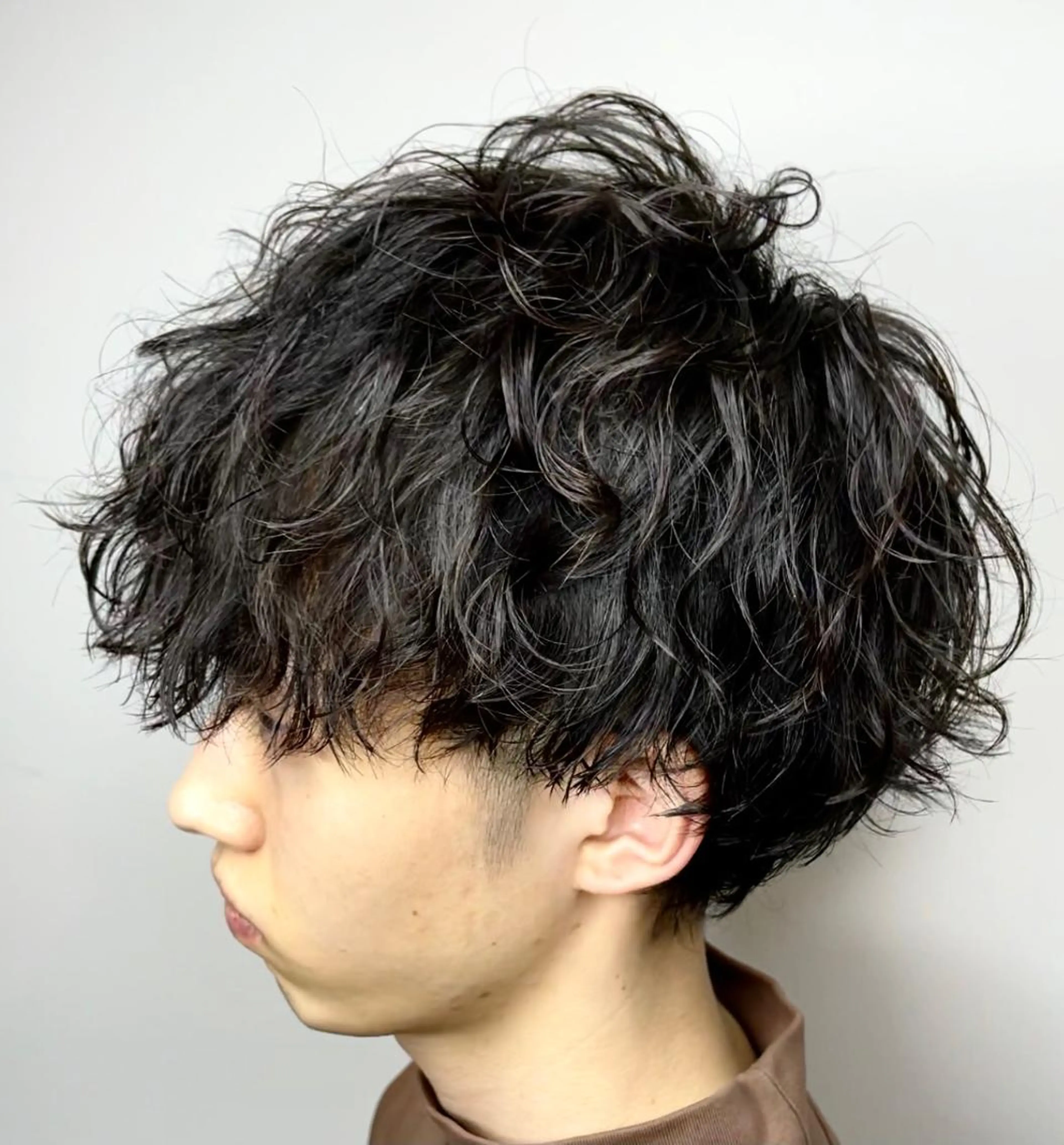 ミディアム ミディアムパーマ カット 渋谷 メンズヘア⭐️ タニグチヨシユキのヘアスタイル