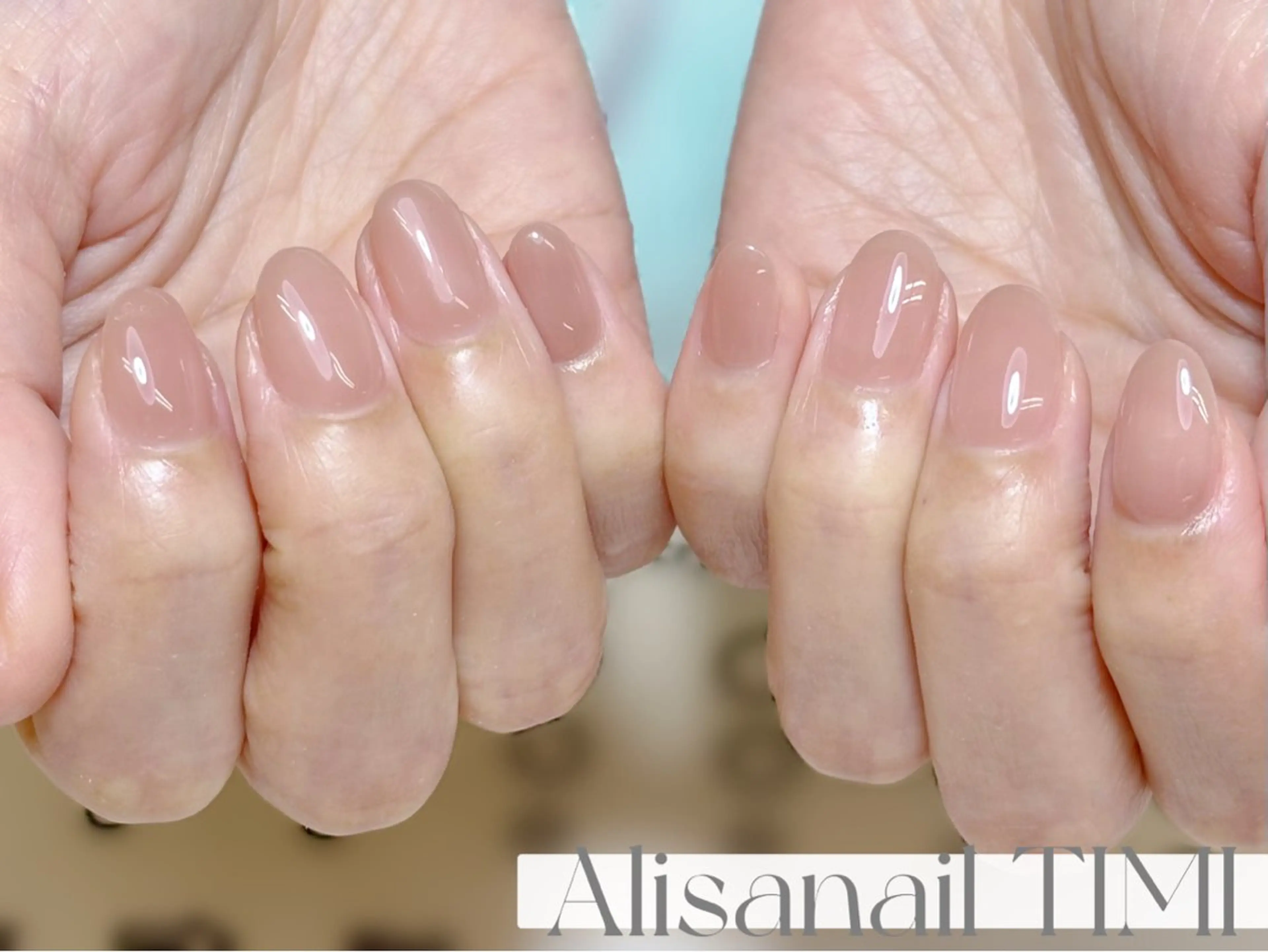 ネイル ワンカラーネイル ハンドネイル Alisa nail Timiのネイルデザイン