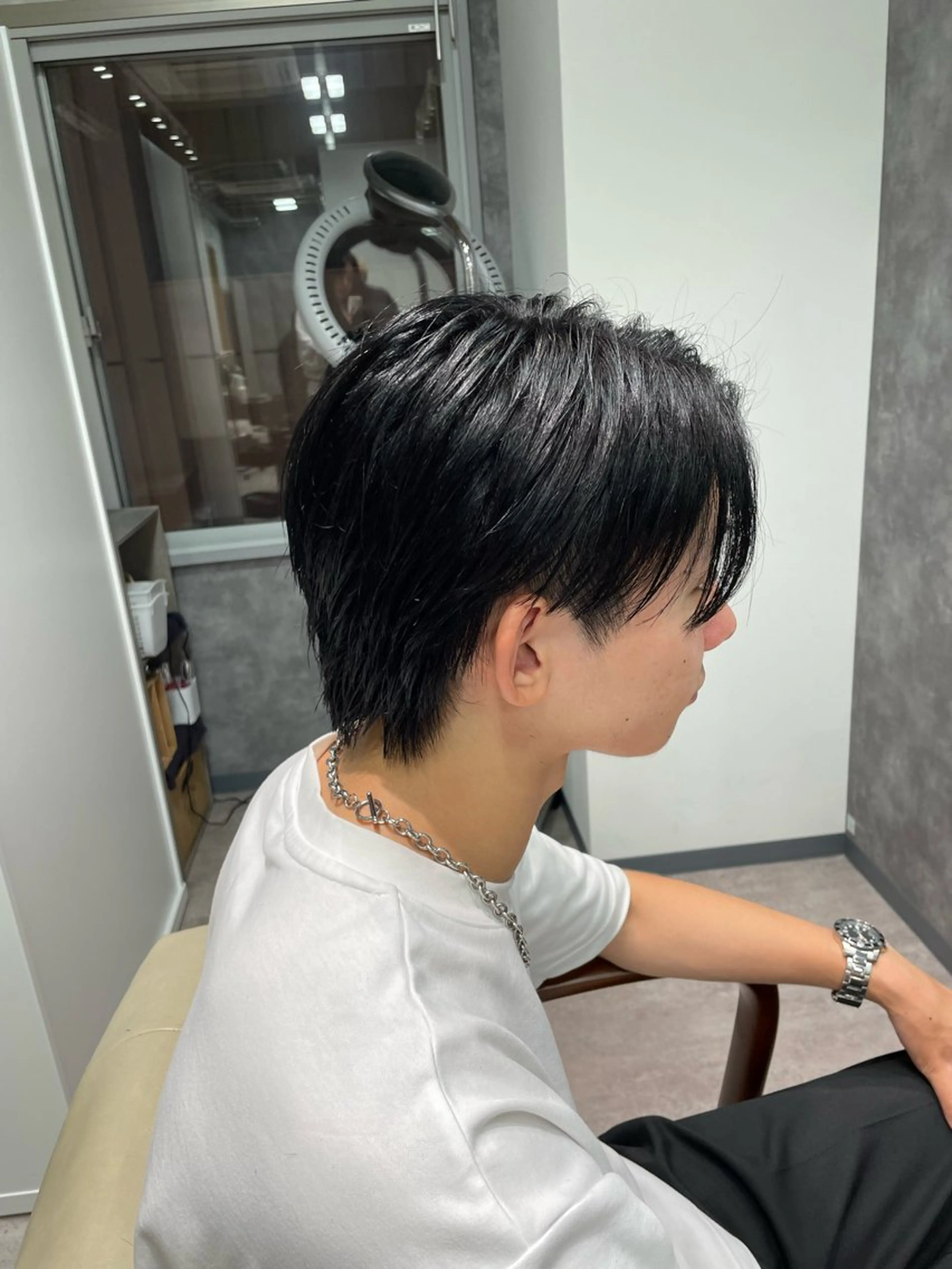 カラー メンズ 艶感暖色カラー /透明感/瀬戸山舞のヘアスタイル