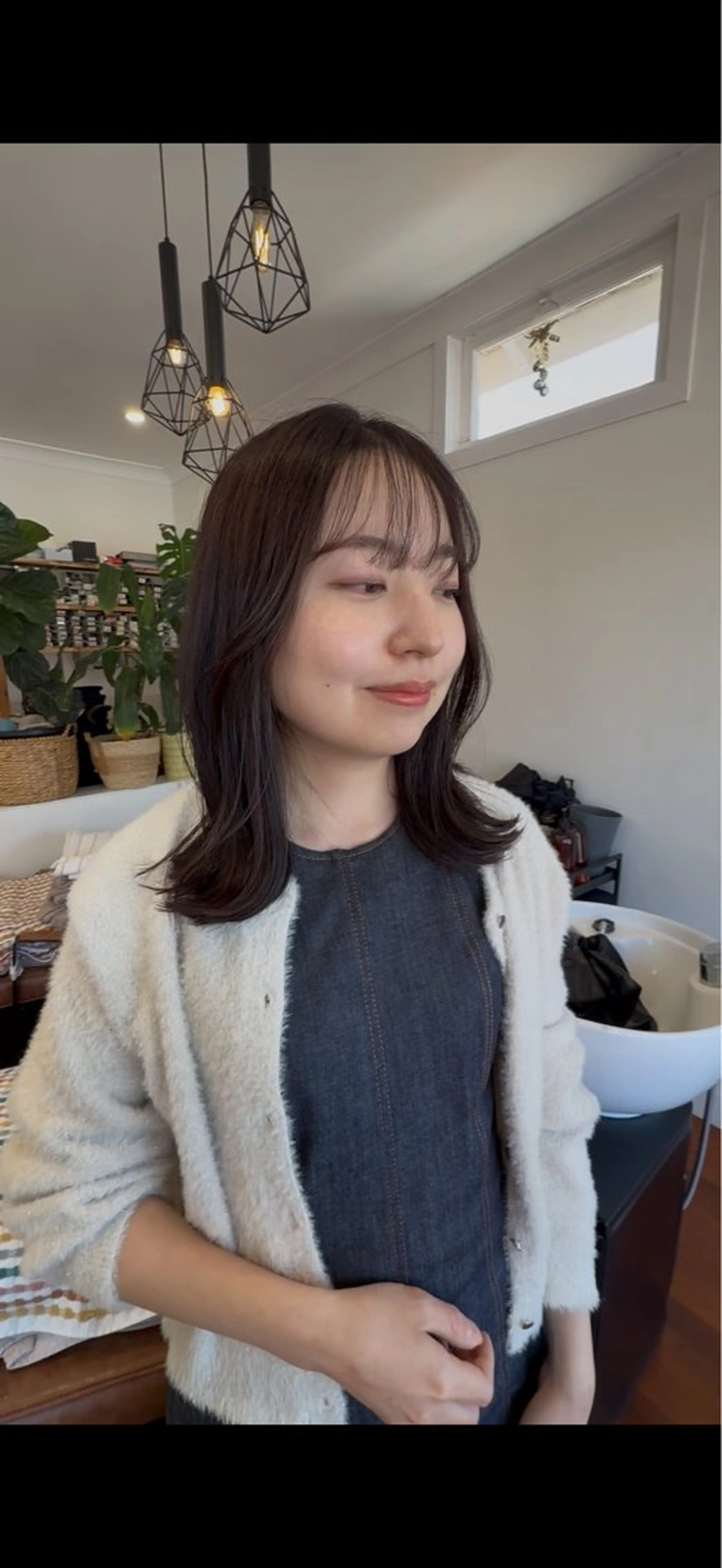 ミディアム カット 縮毛矯正 Zina吉祥寺 /縮毛矯正/美髪✨のヘアスタイル