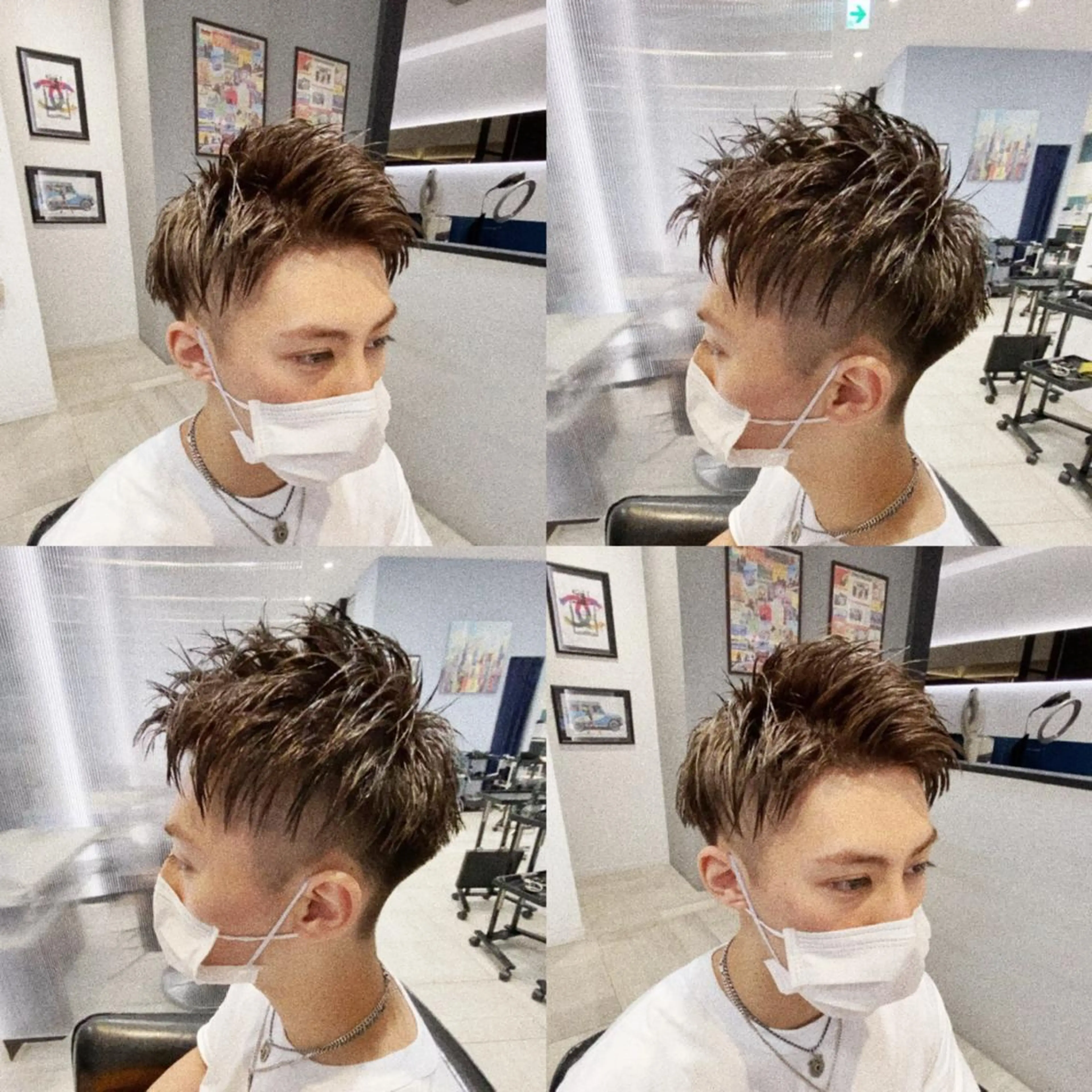 カラー メンズ メンズカット タノクラのヘアスタイル