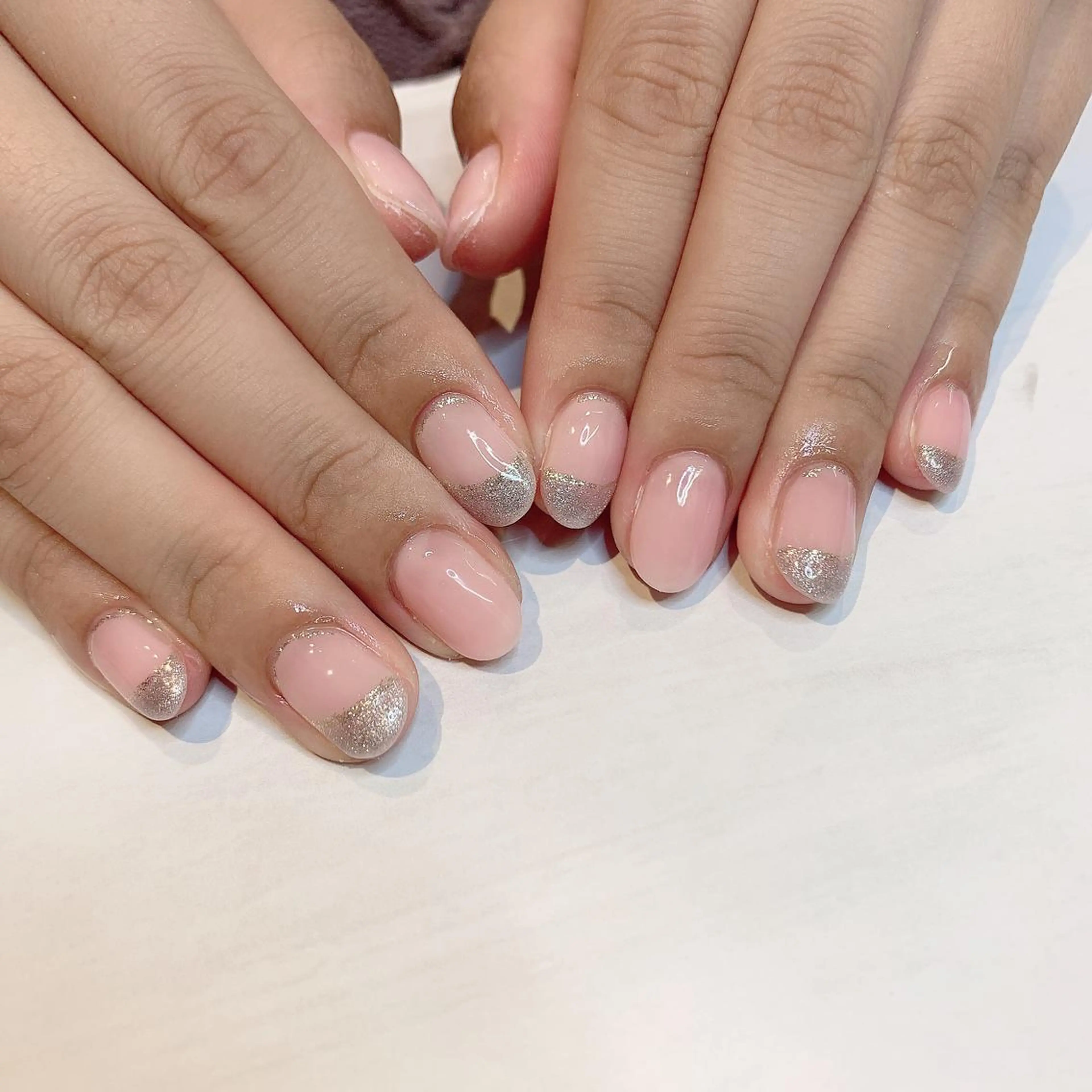 ネイル フレンチネイル マグネットネイル マグネットフレンチ ハンドネイル フットネイル Adite nailのネイルデザイン