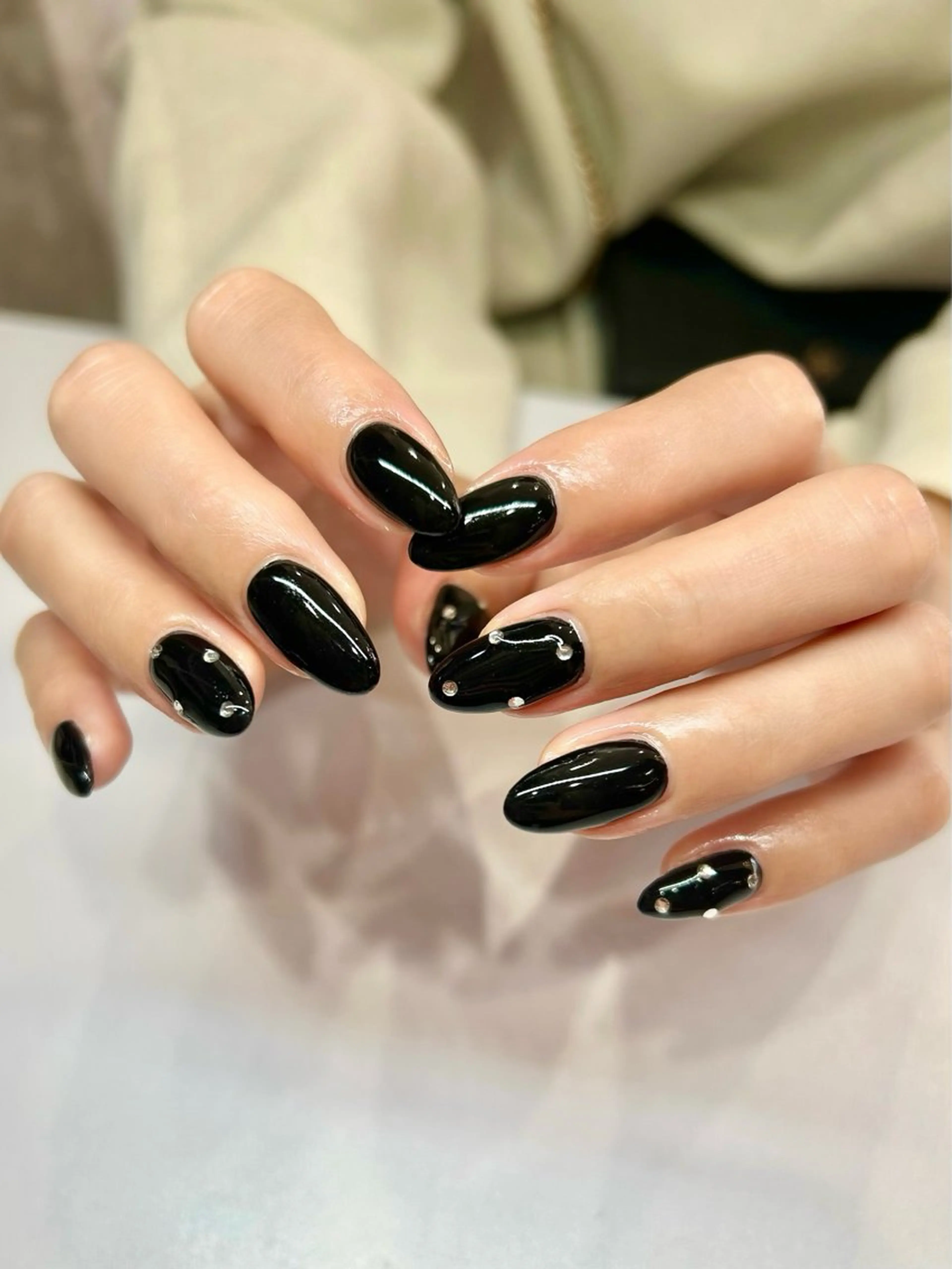 ネイル ワンカラーネイル ハンドネイル welina Miyukiのネイルデザイン