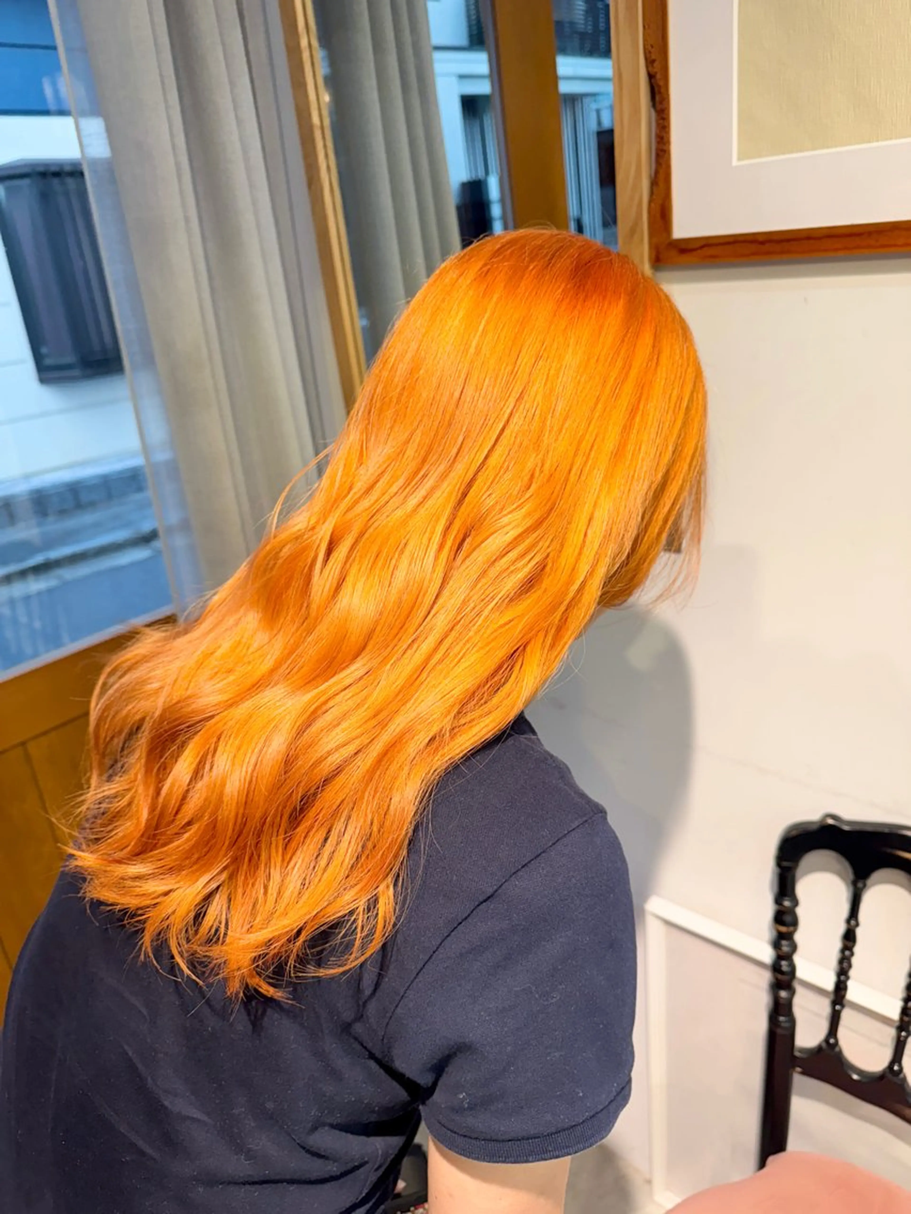 ロング カラー カット ヘアカラー トリートメント 透明感カラー/ハイト ーン/メイク/umiのヘアスタイル