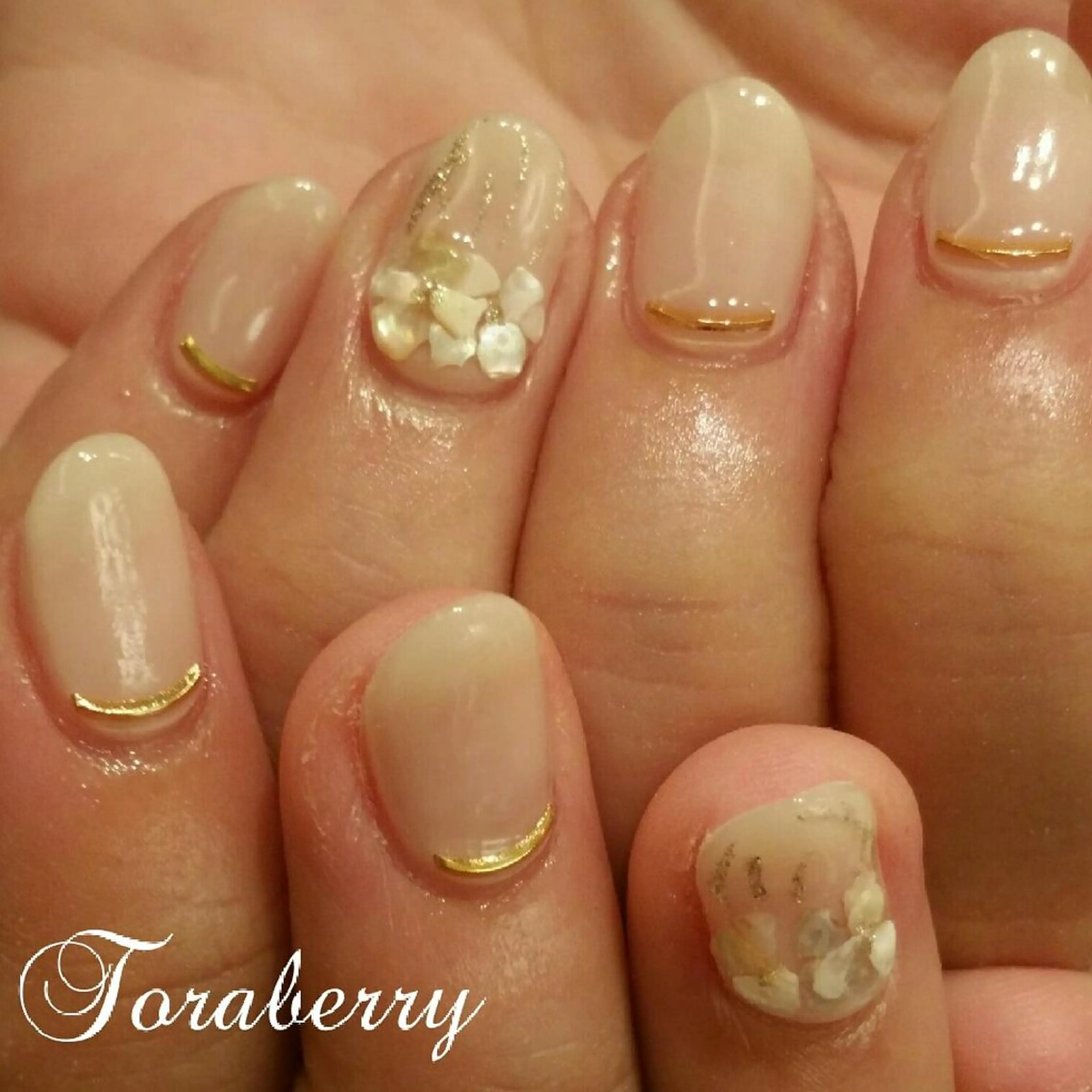 ネイル フラワーネイル ハンドネイル ネイリスト なつみのネイルデザイン