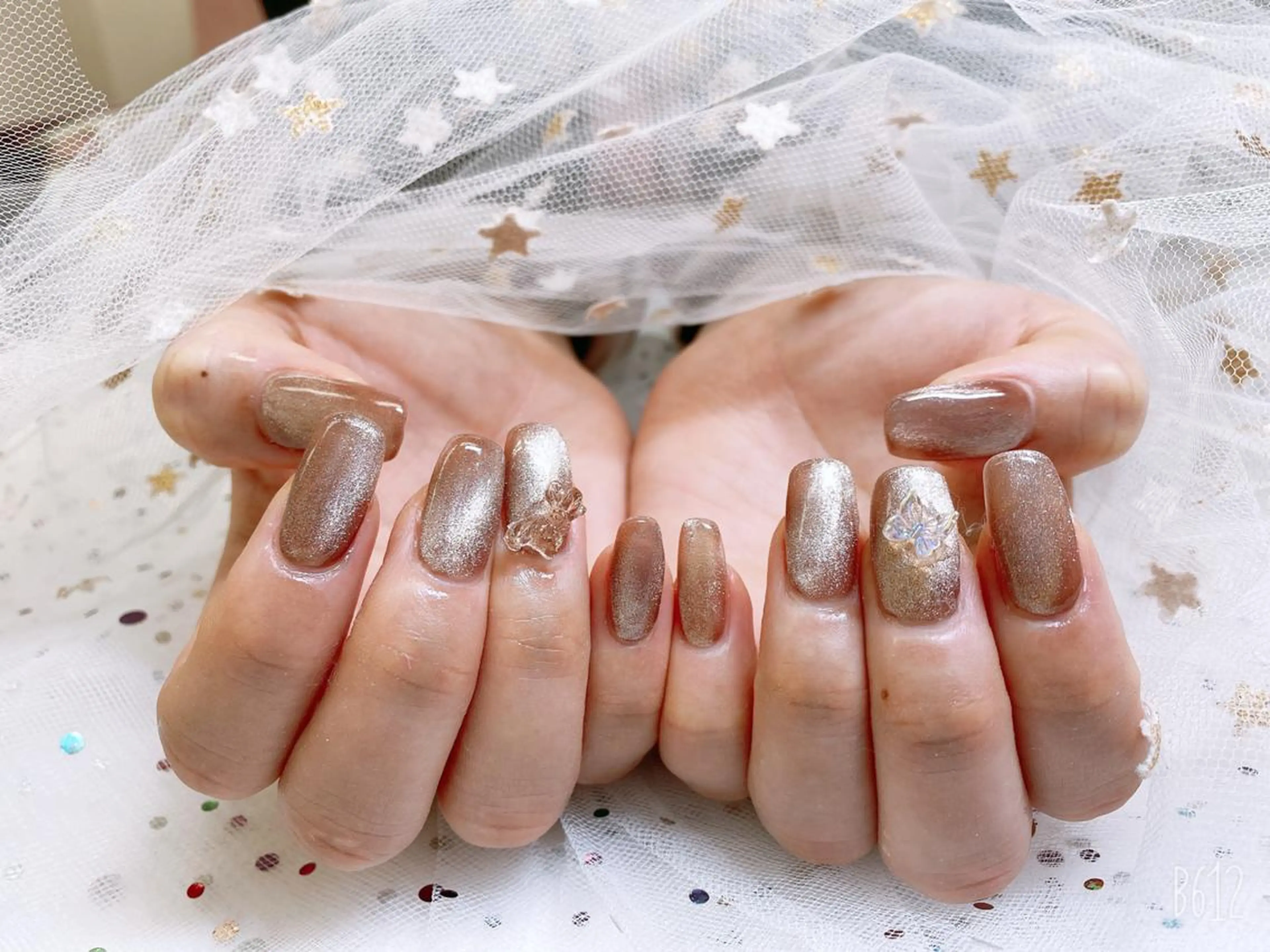 ネイル 🦋ネイルサロン ブラン🌈ゆりのネイルデザイン