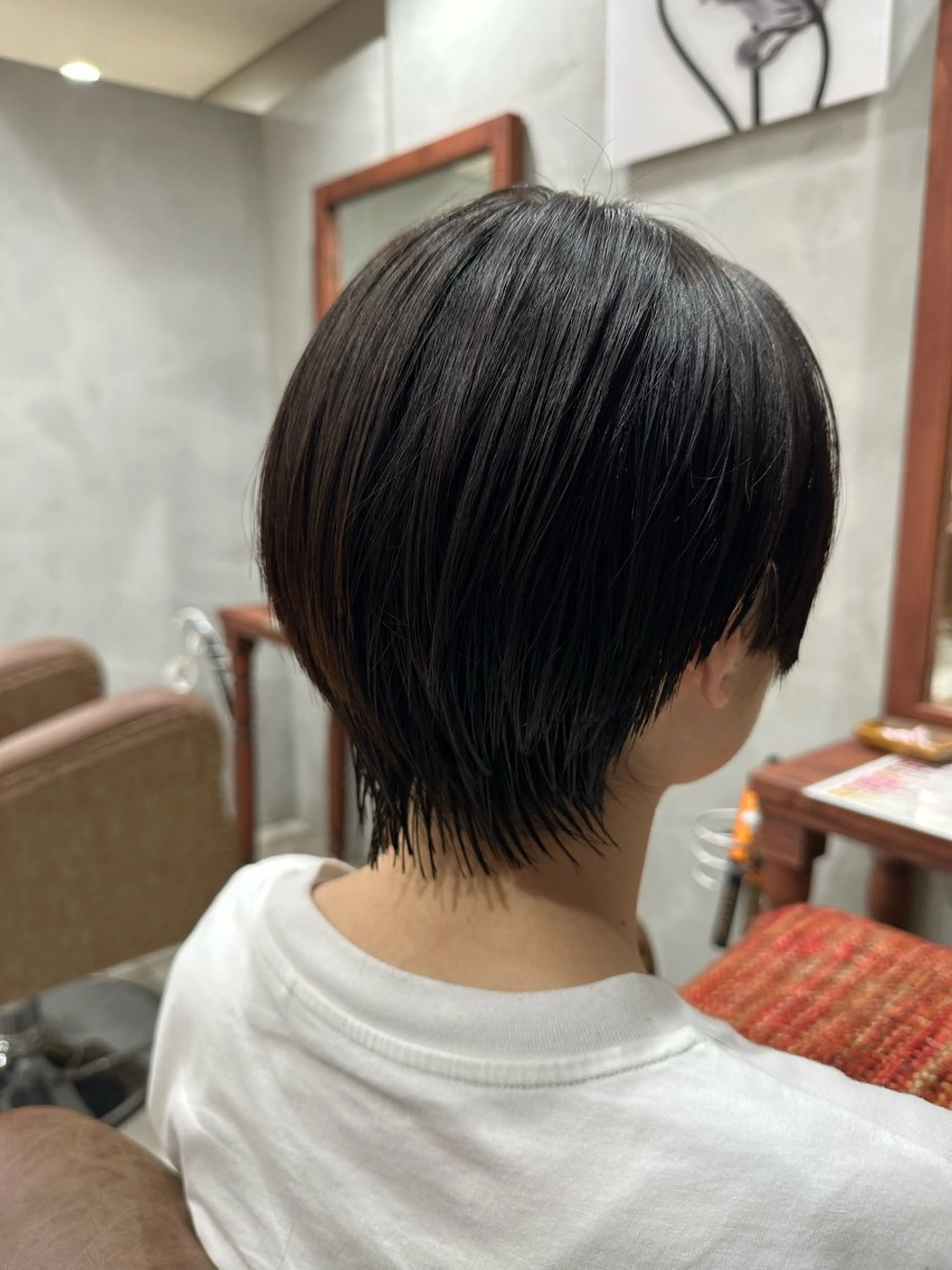 ショート ショートヘア 巻けるケア縮毛矯正✨ ケアカラー✨山下のヘアスタイル