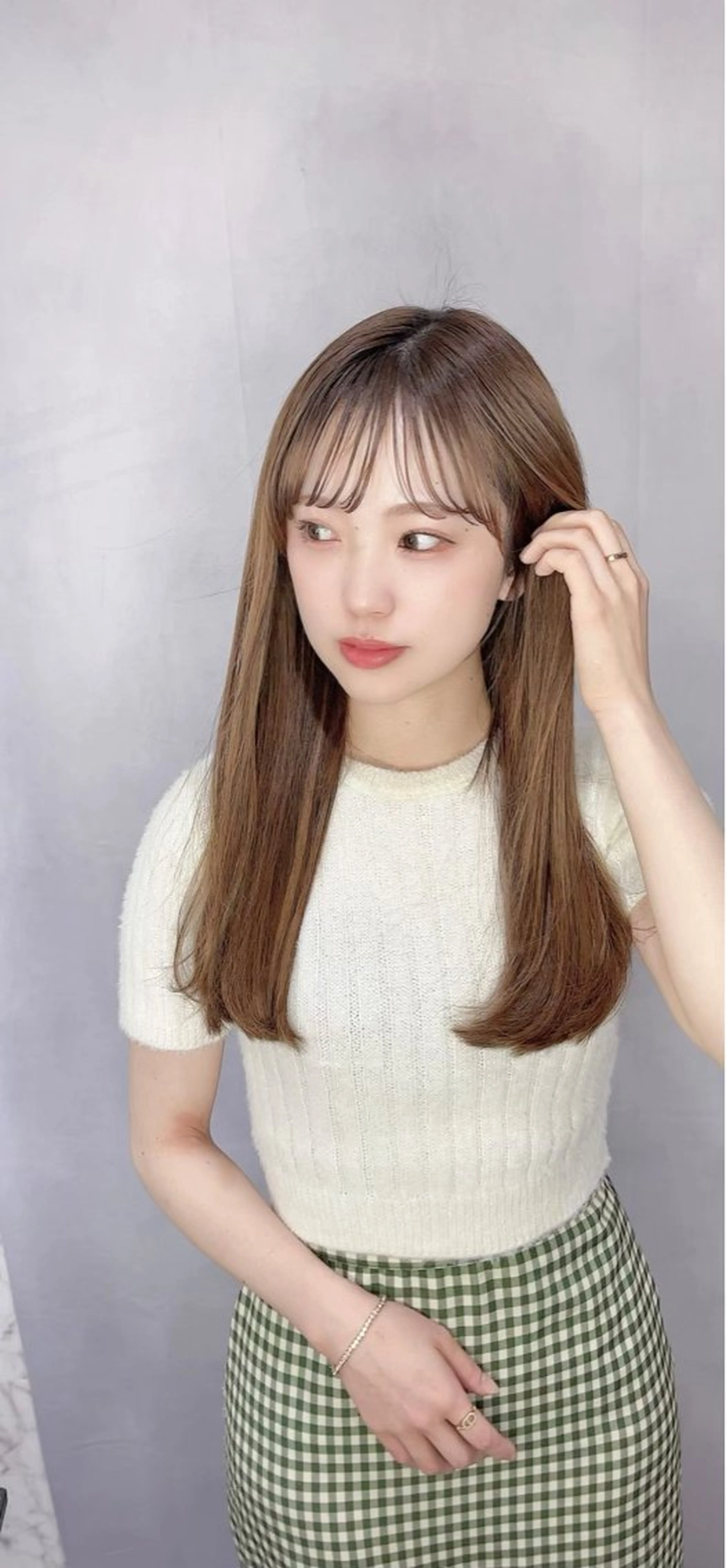 ロング 🐈‍⬛ララモアナ yuri🐈‍⬛のヘアスタイル