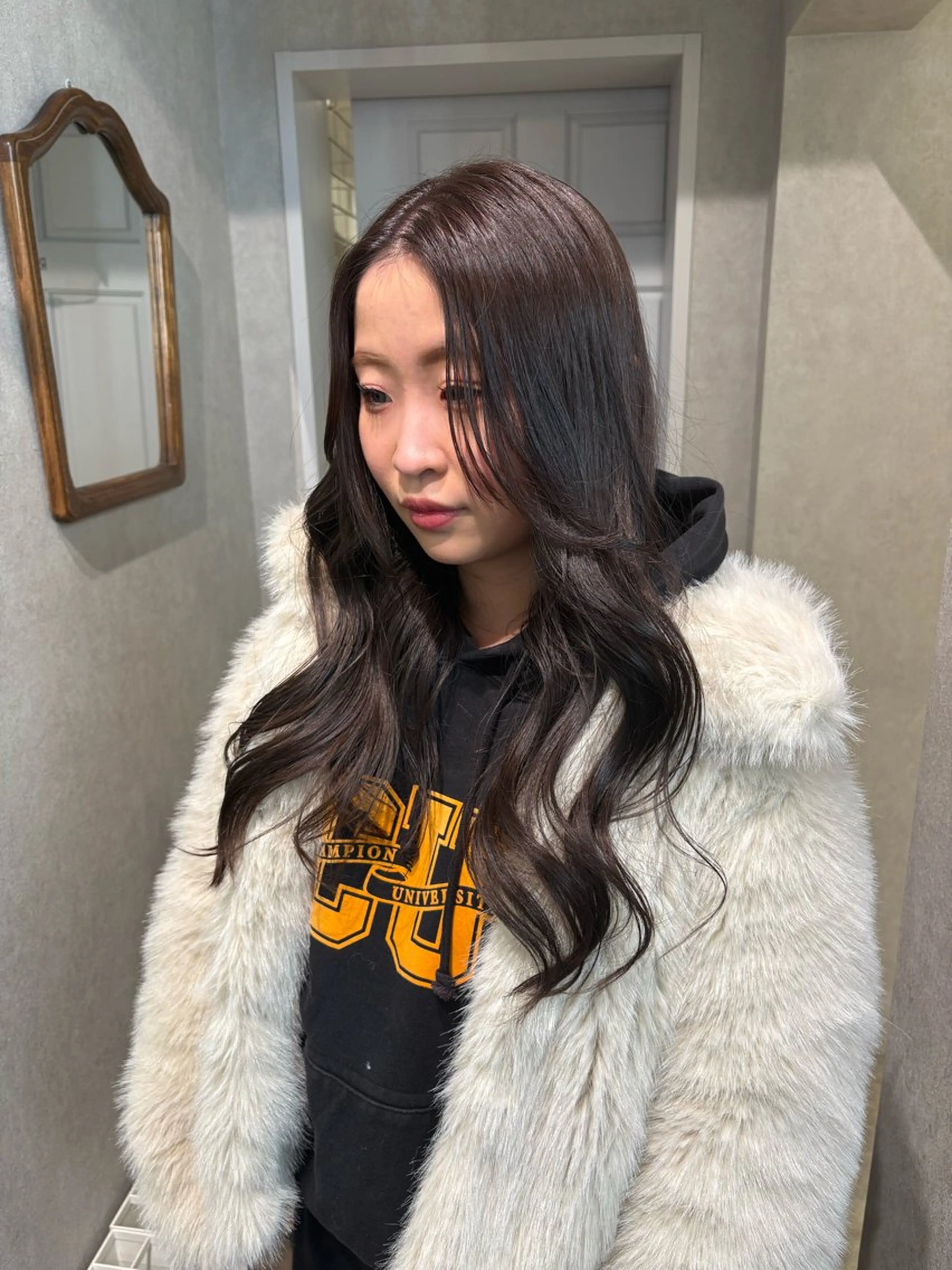 ロング ヘアカラー 透明感モテスタイル 💞SHIORI💞のヘアスタイル