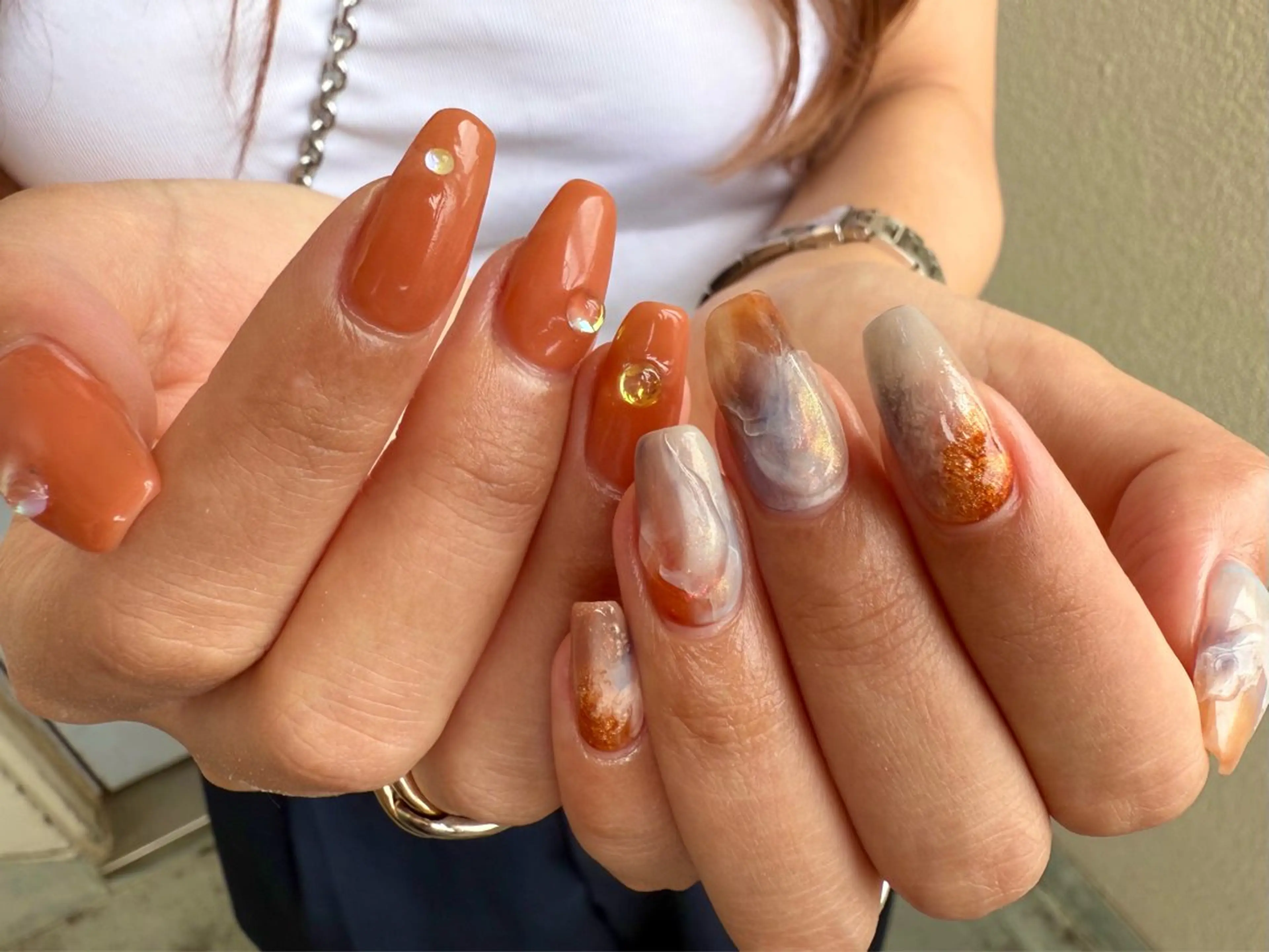 ネイル ニュアンスネイル ハンドネイル 《ニュアンスネイル》 risaのネイルデザイン