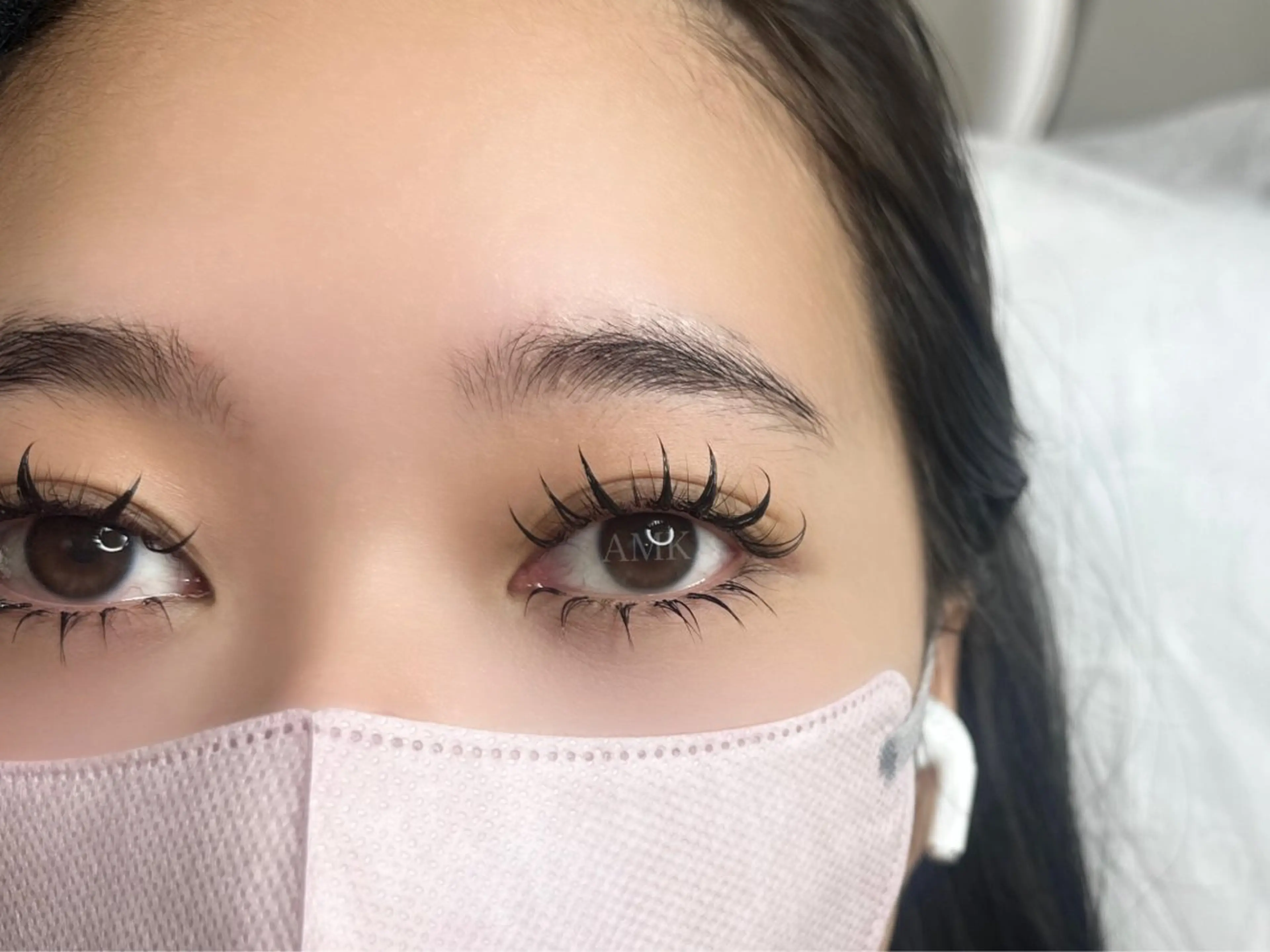 マツエク・マツパ 束感まつ毛 カラーマツエク フラットラッシュ パリジェンヌラッシュリフト まつげパーマ マツエク 竹田 あきのマツエク・マツパデザイン