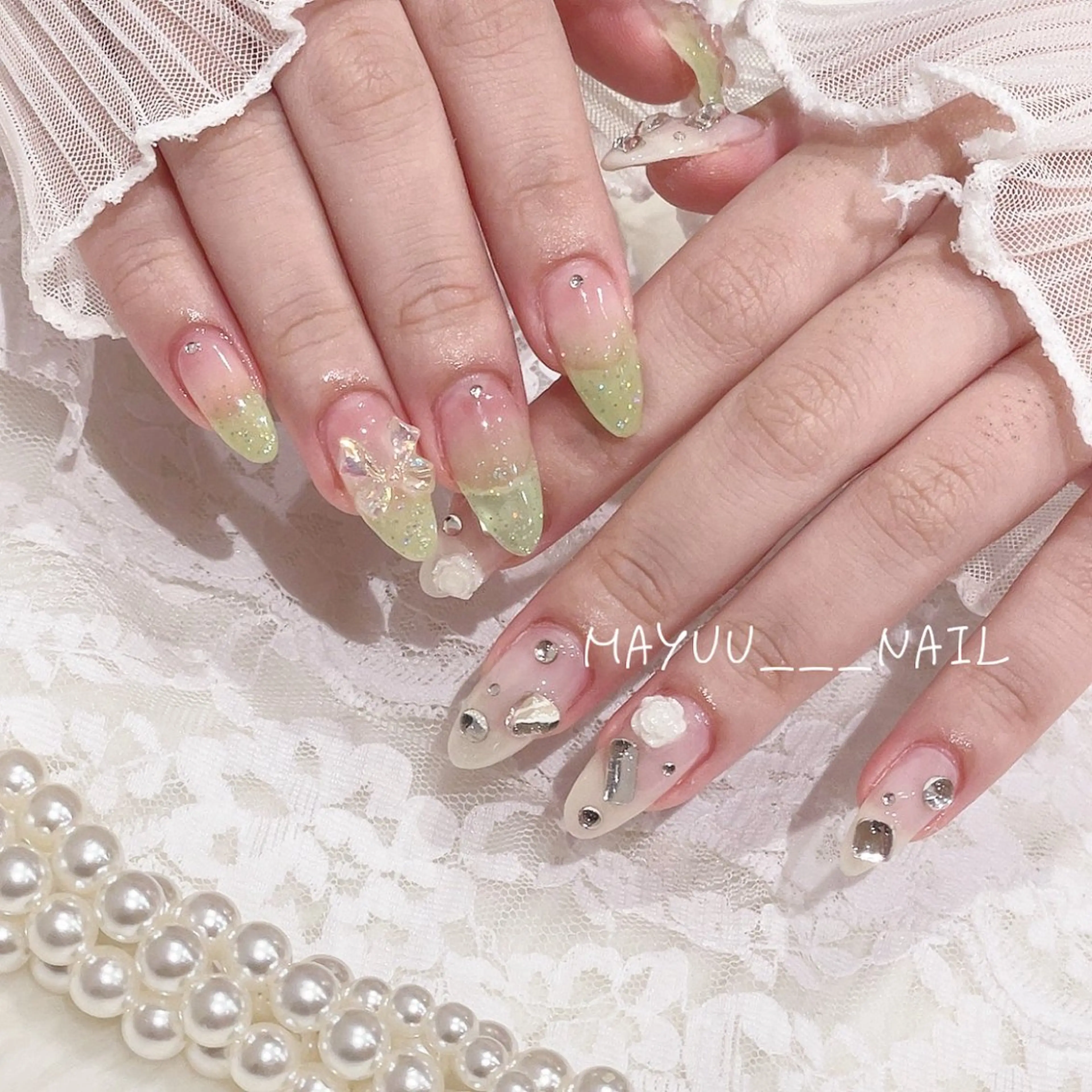 ネイル 🎀 Mayu 🎀痛ネイルのネイルデザイン