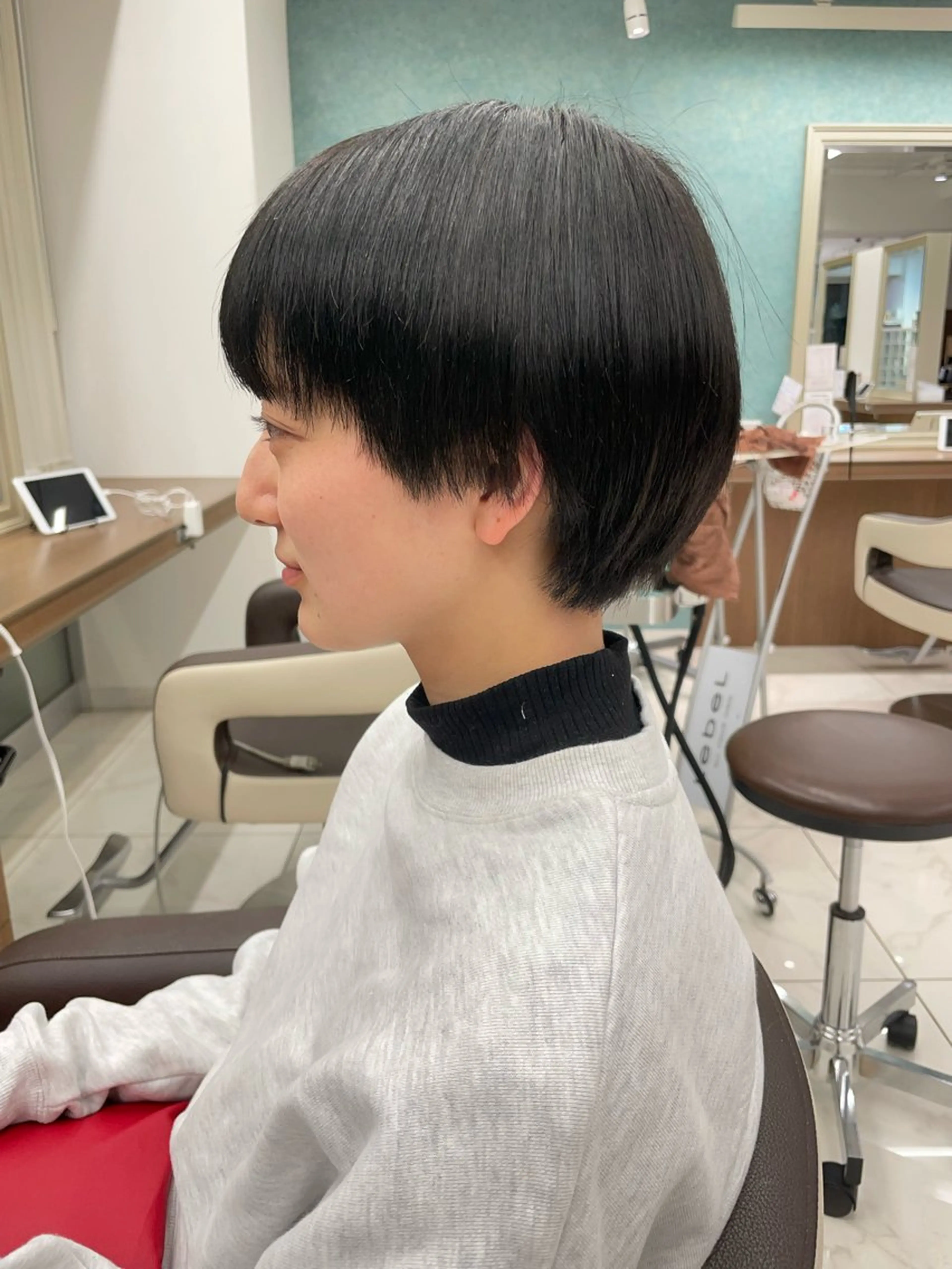 ショート ショートヘア カット 福島成美/髪質改善 縮毛矯正/カラーのヘアスタイル