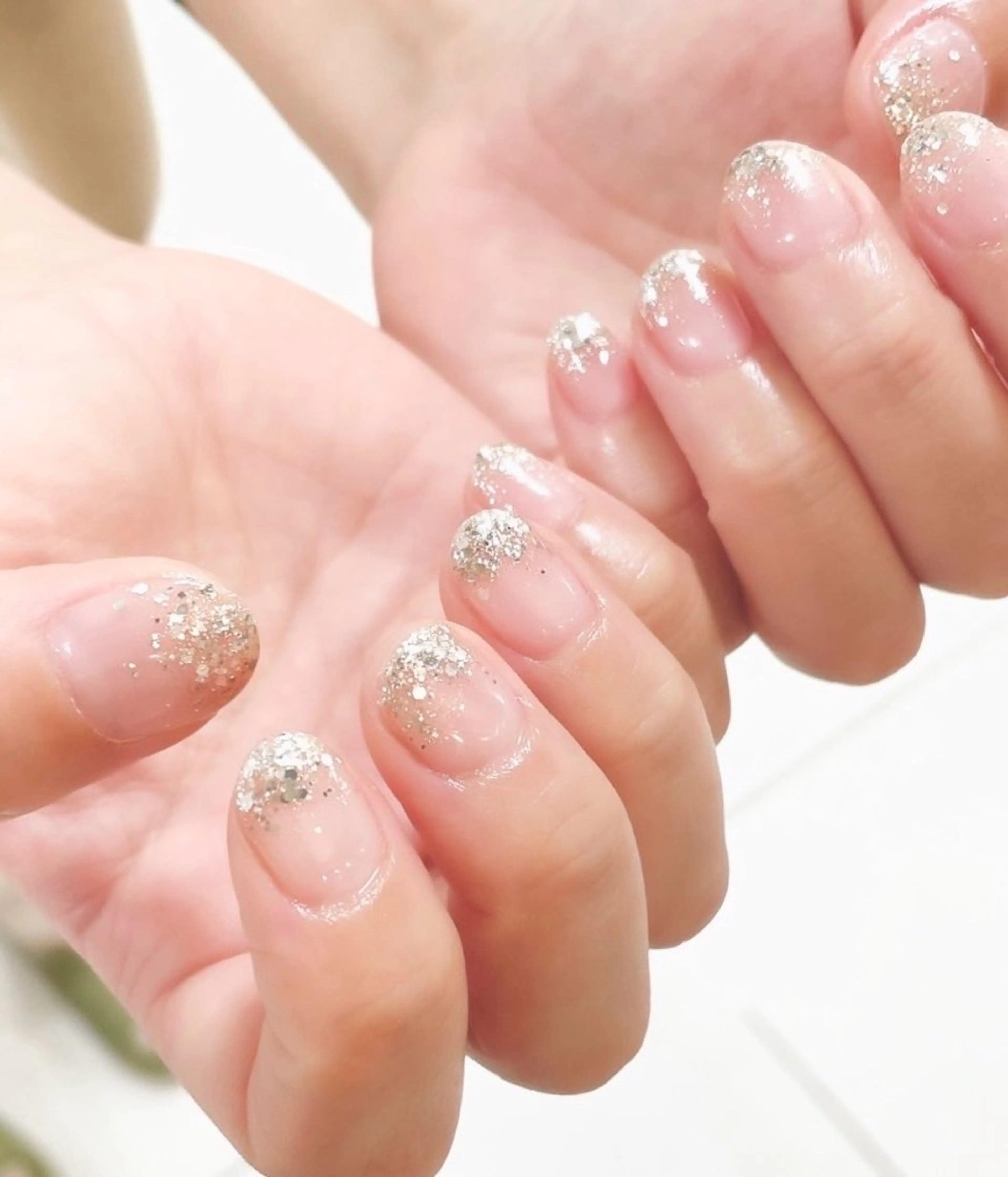 ネイル グラデーション ラメ(グリッター) ラメグラデーション Genesis Plus大津京店のエステ・リラクイメージ