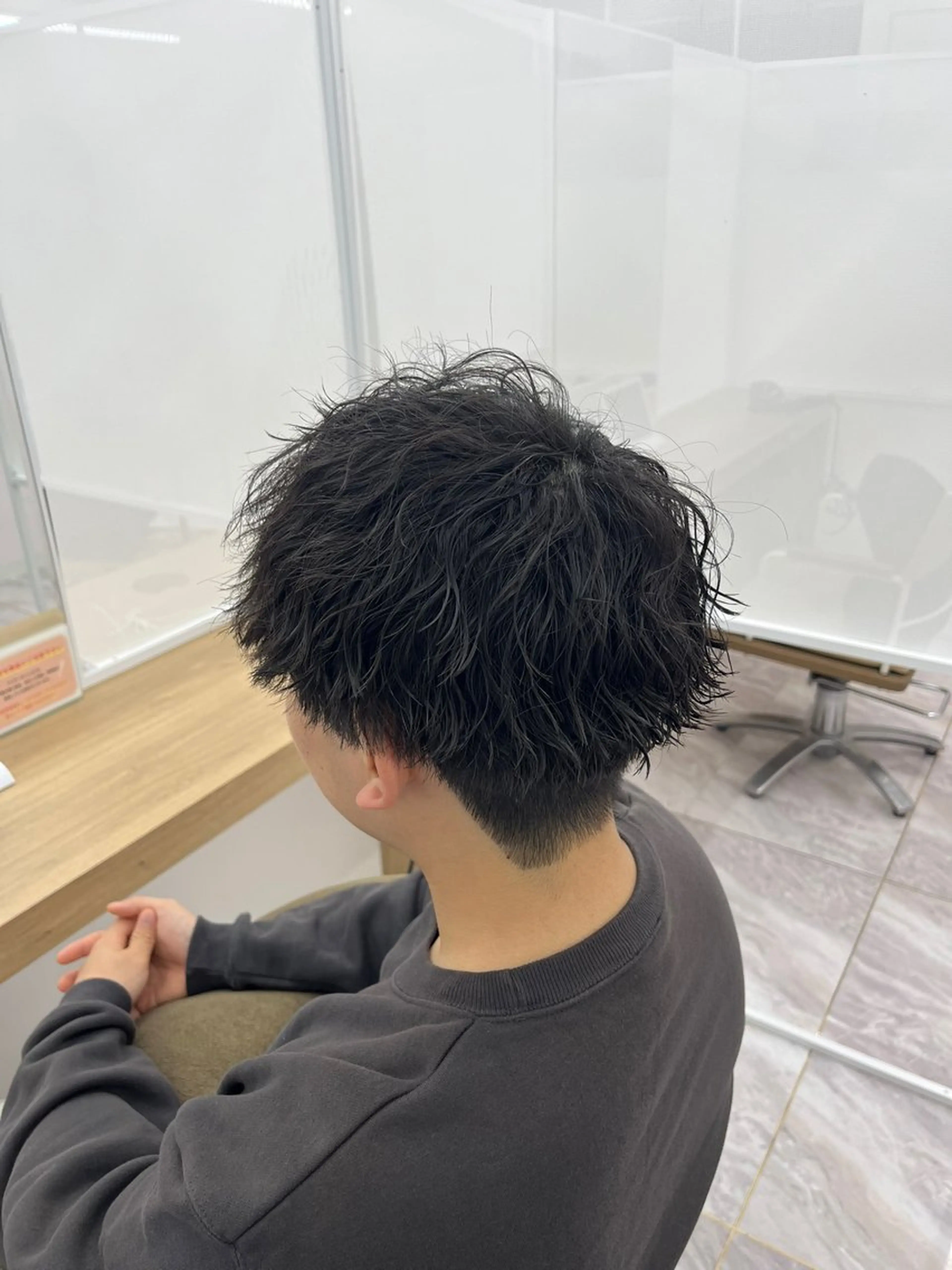 ショート パーマ メンズ ✂️0円モデル募集中 ❣️坂本詩穂🌟彡のヘアスタイル