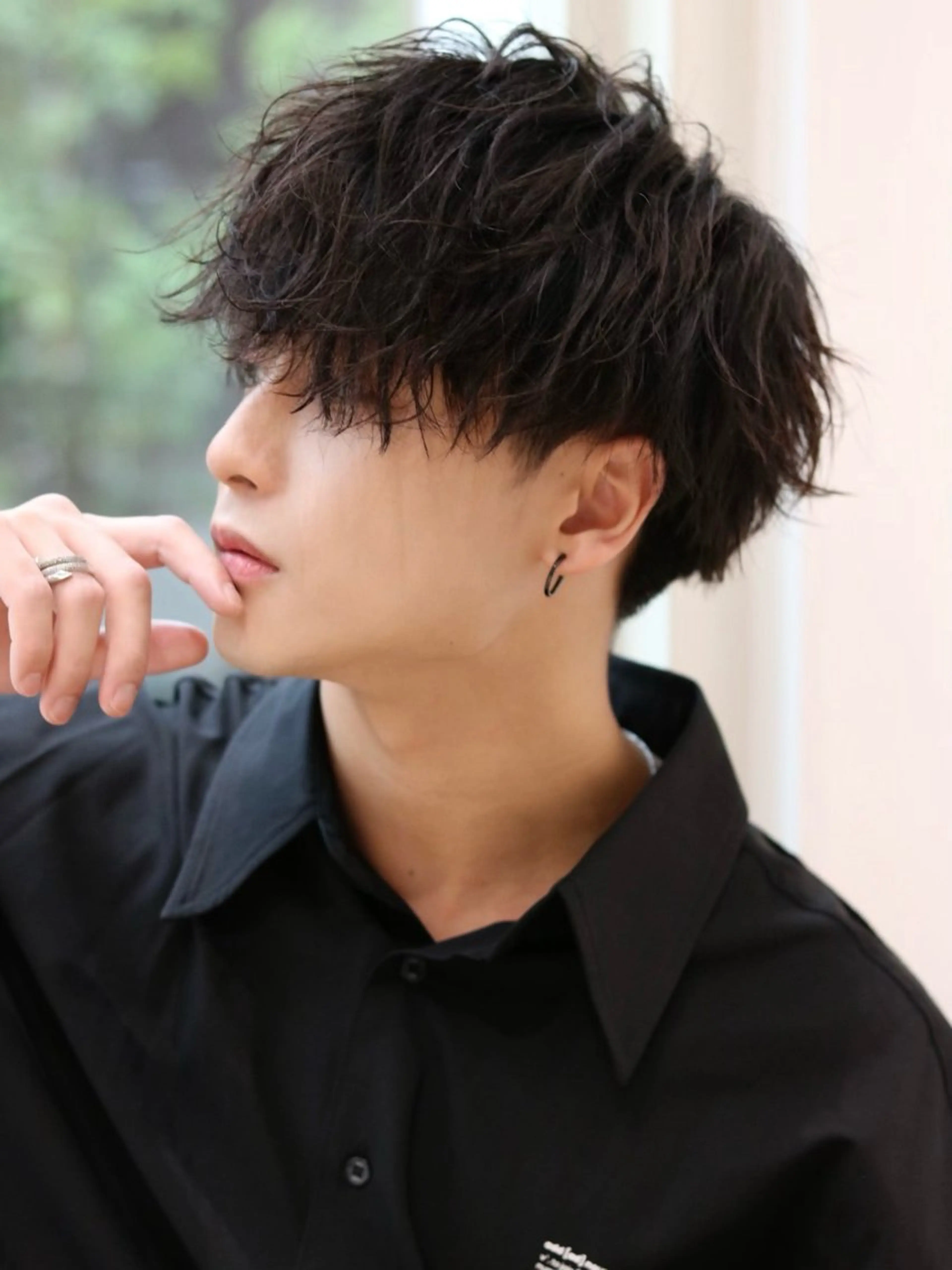 メンズ カット パーマ 【公式】Men's salonLUCEYのヘアスタイル