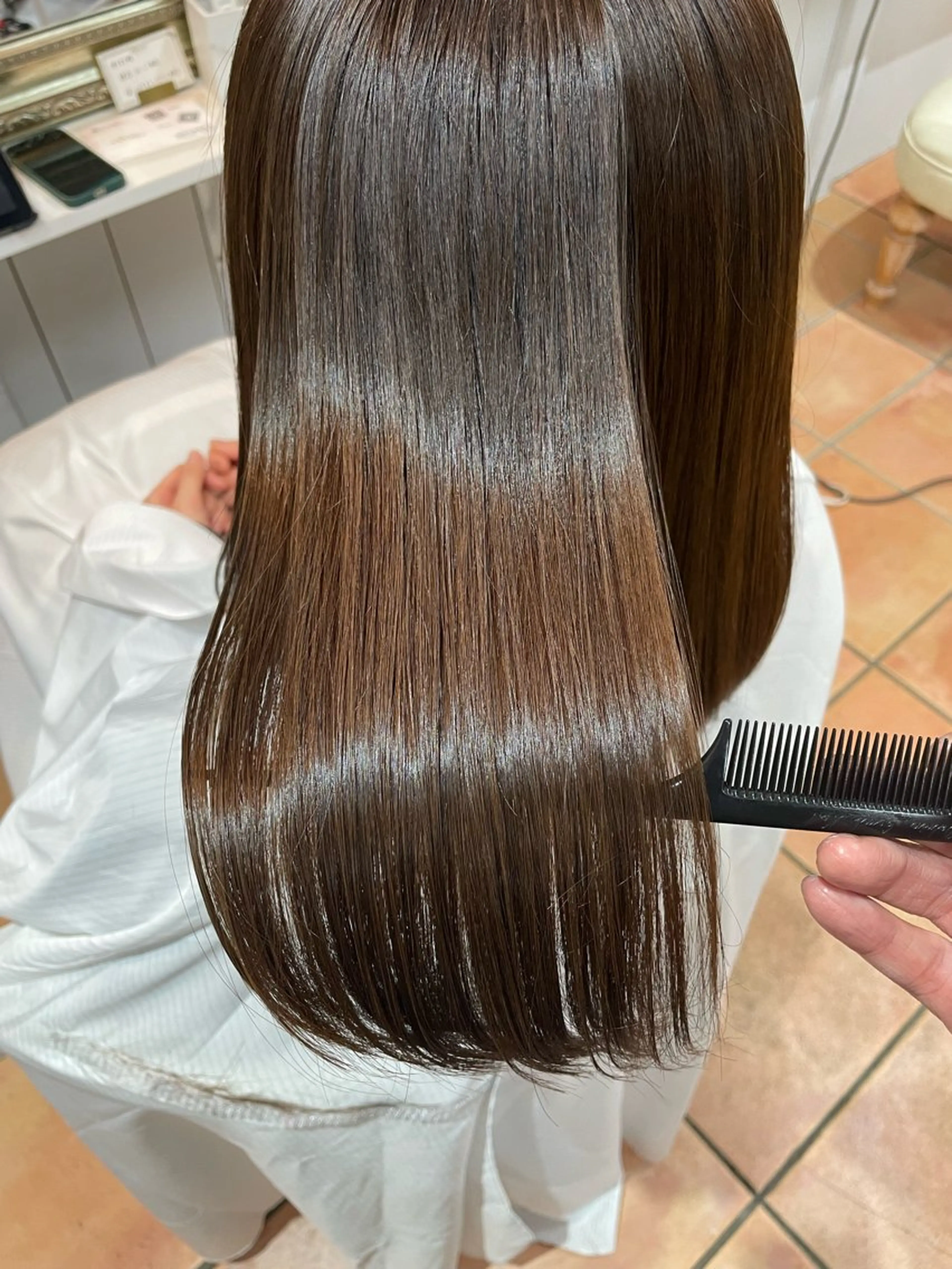 ミディアム 髪質改善美容室bokuno3号店所属・前髪生えぐせ直し♡ お顔周りカット☆スガのヘアスタイル