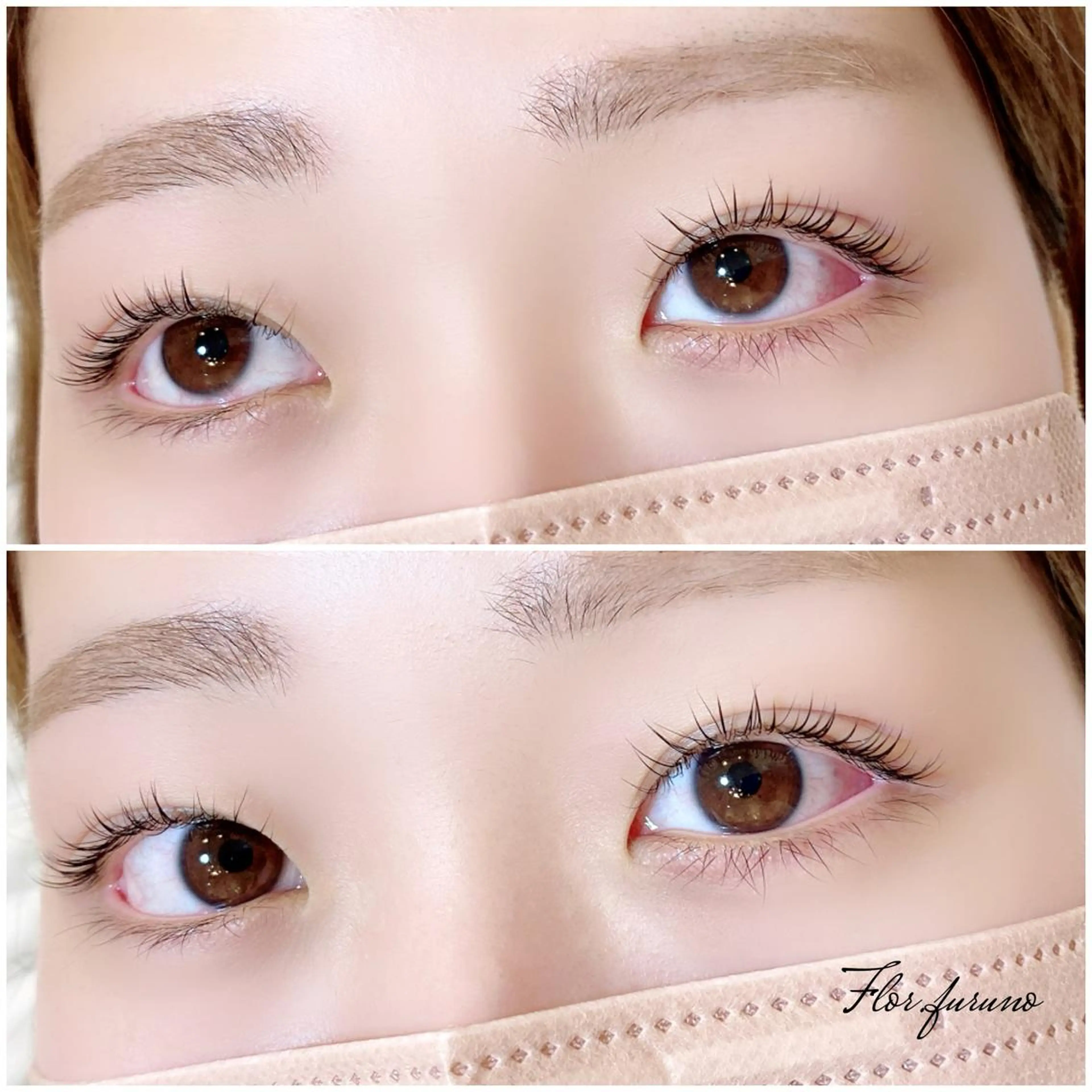 マツエク・マツパ アイブロウ マツパ Flor上大岡 ＊フルノ リナ＊のマツエク・マツパデザイン