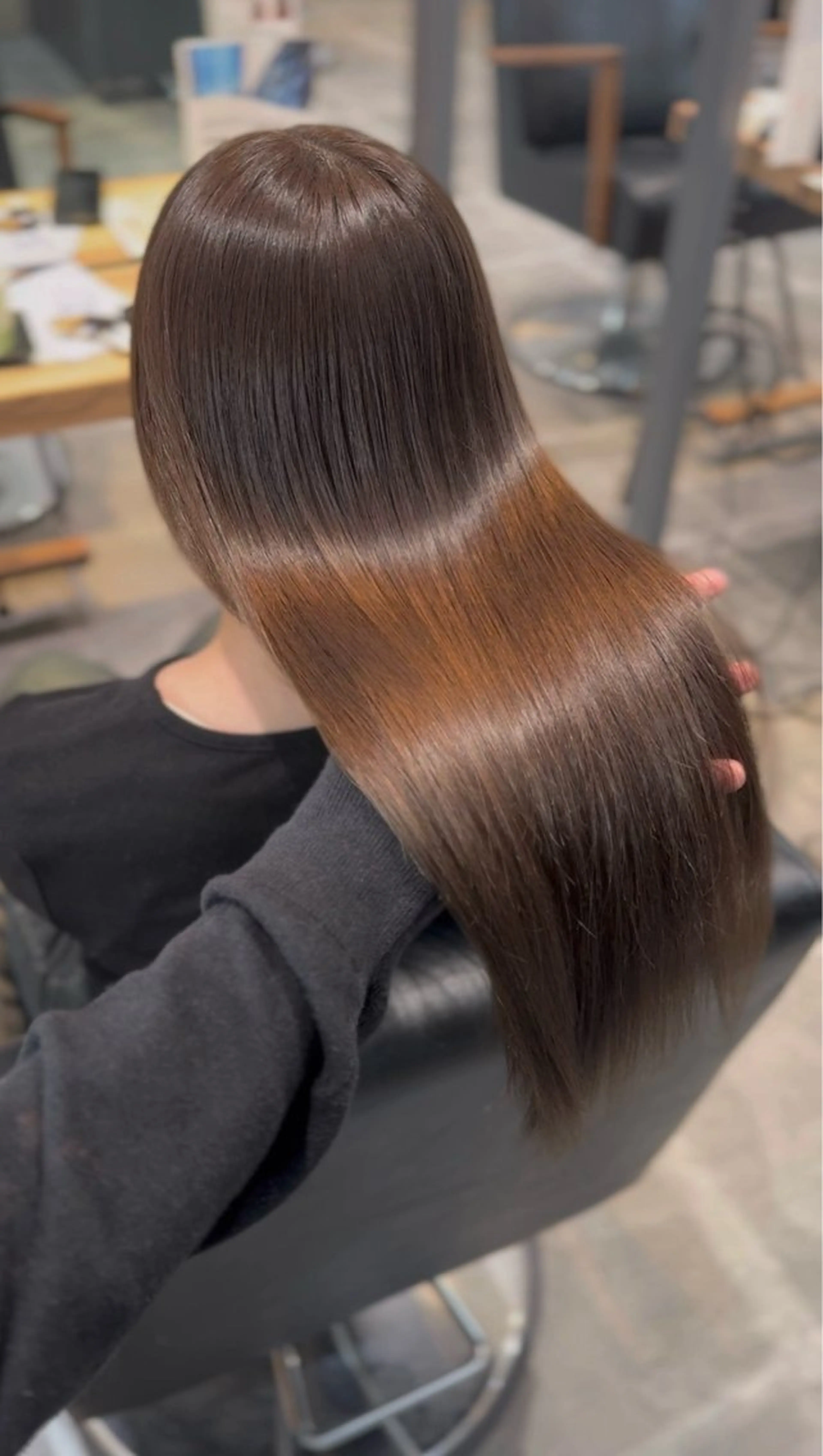 ロング カット ヘアカラー 艶カラー /顔周り◎ 小川泰輝💍のヘアスタイル