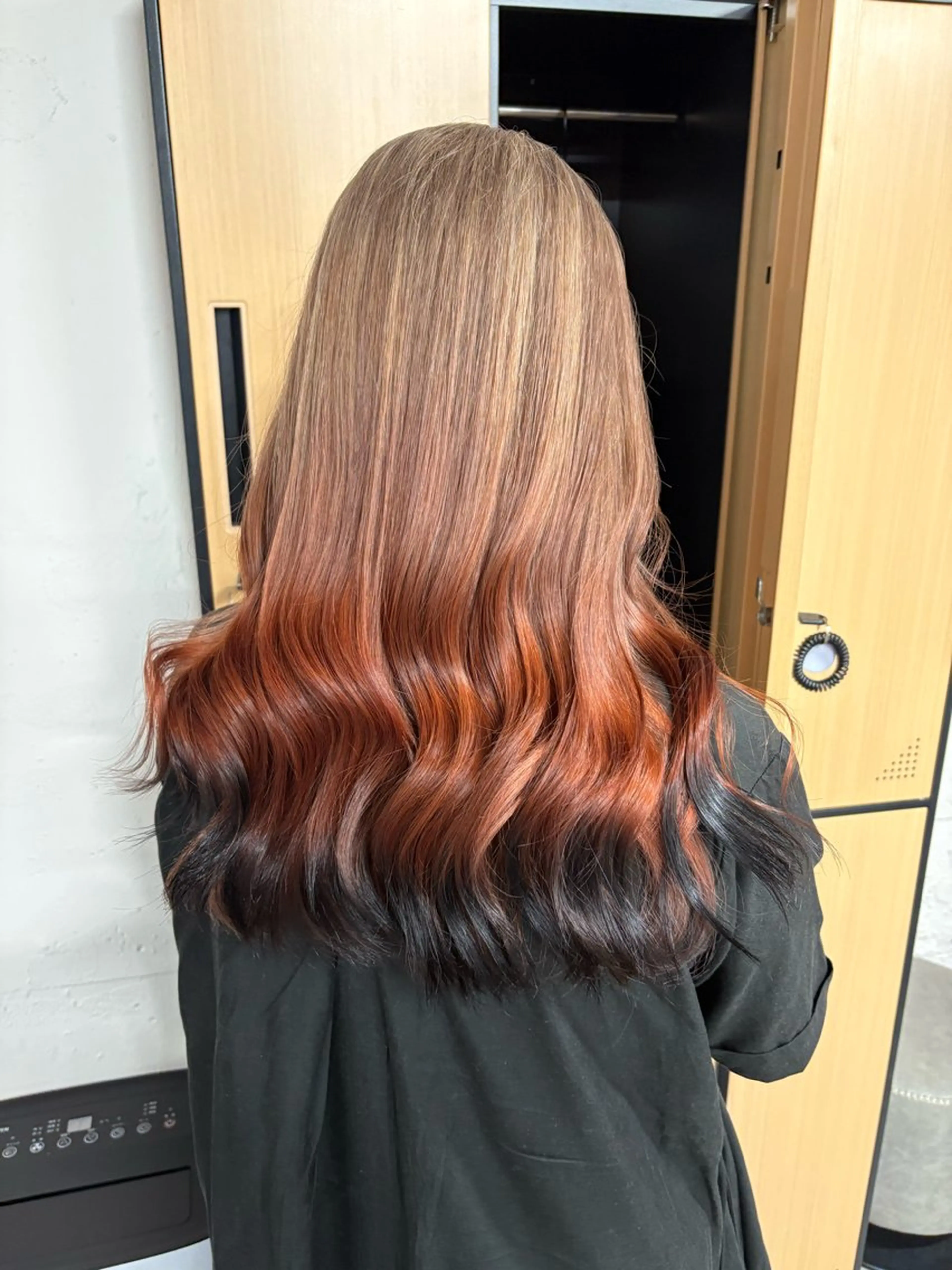 ロング ヘアカラー トリートメント tokute 中野真咲🐺のヘアスタイル