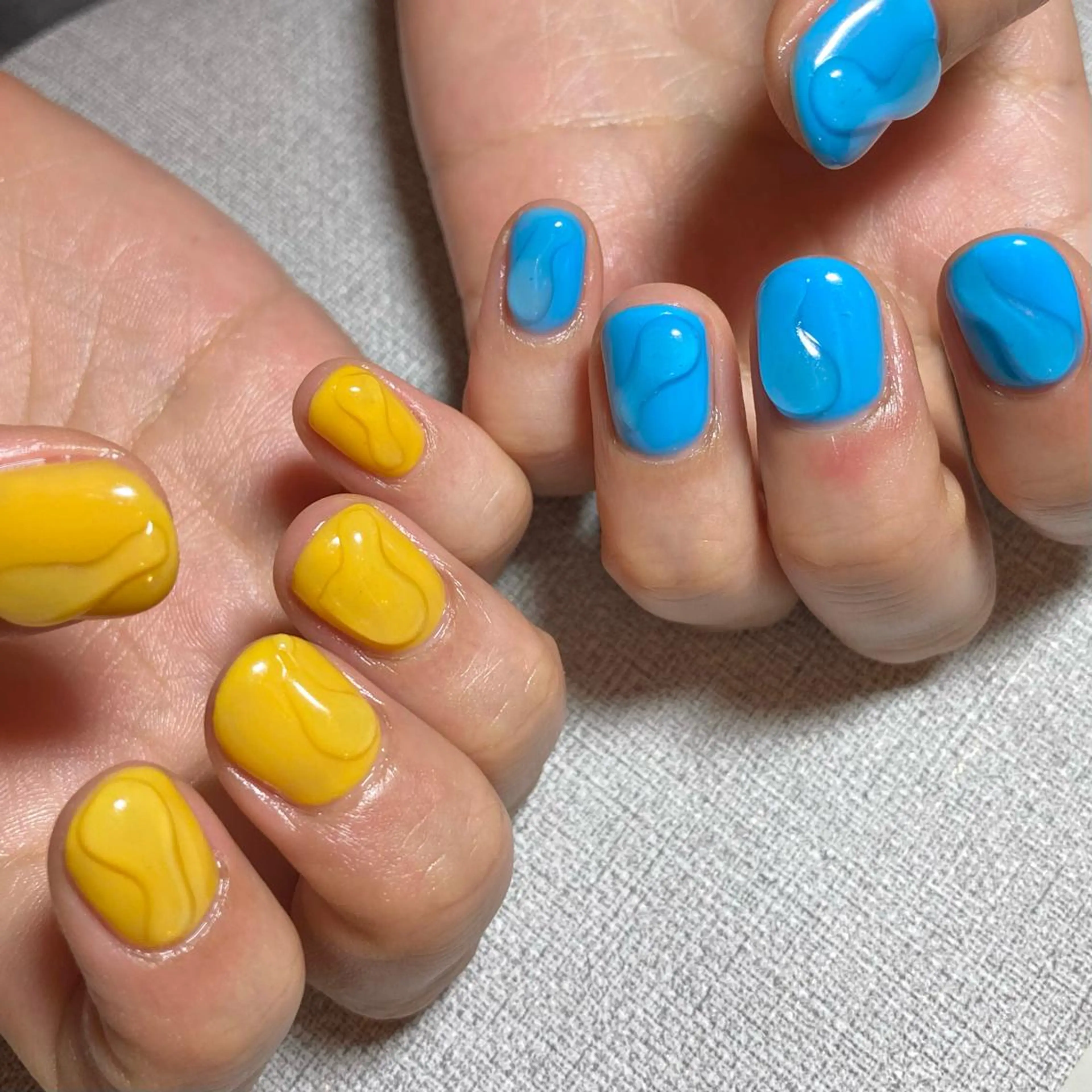 ネイル アートネイル ニュアンスネイル 春ネイル 夏ネイル ハンドネイル 山田 貴子のネイルデザイン