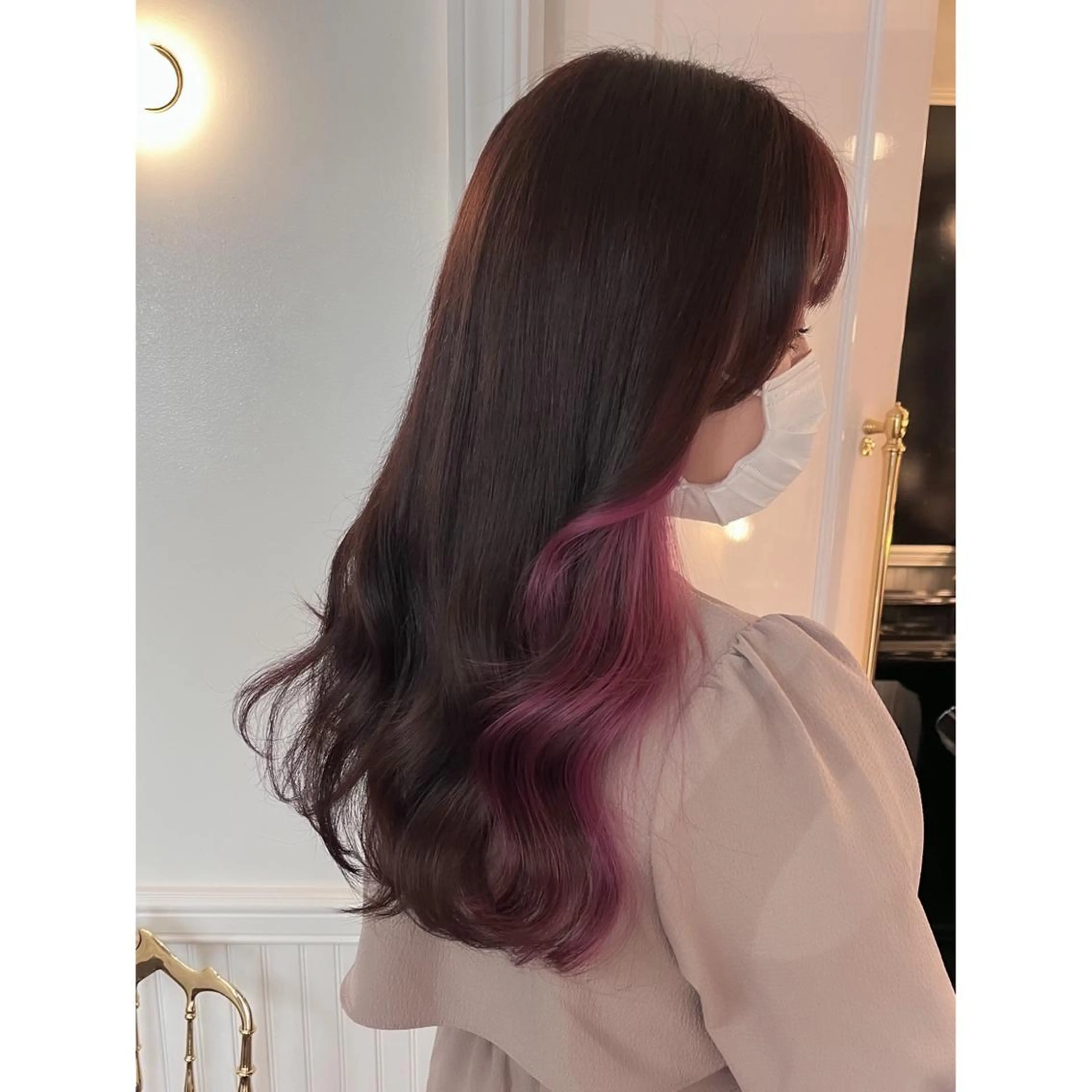 ロング カラー ブリーチ ヘアカラー LOTTA CUCCI所属・miyu /トレンド カラー×艶髪のヘアスタイル