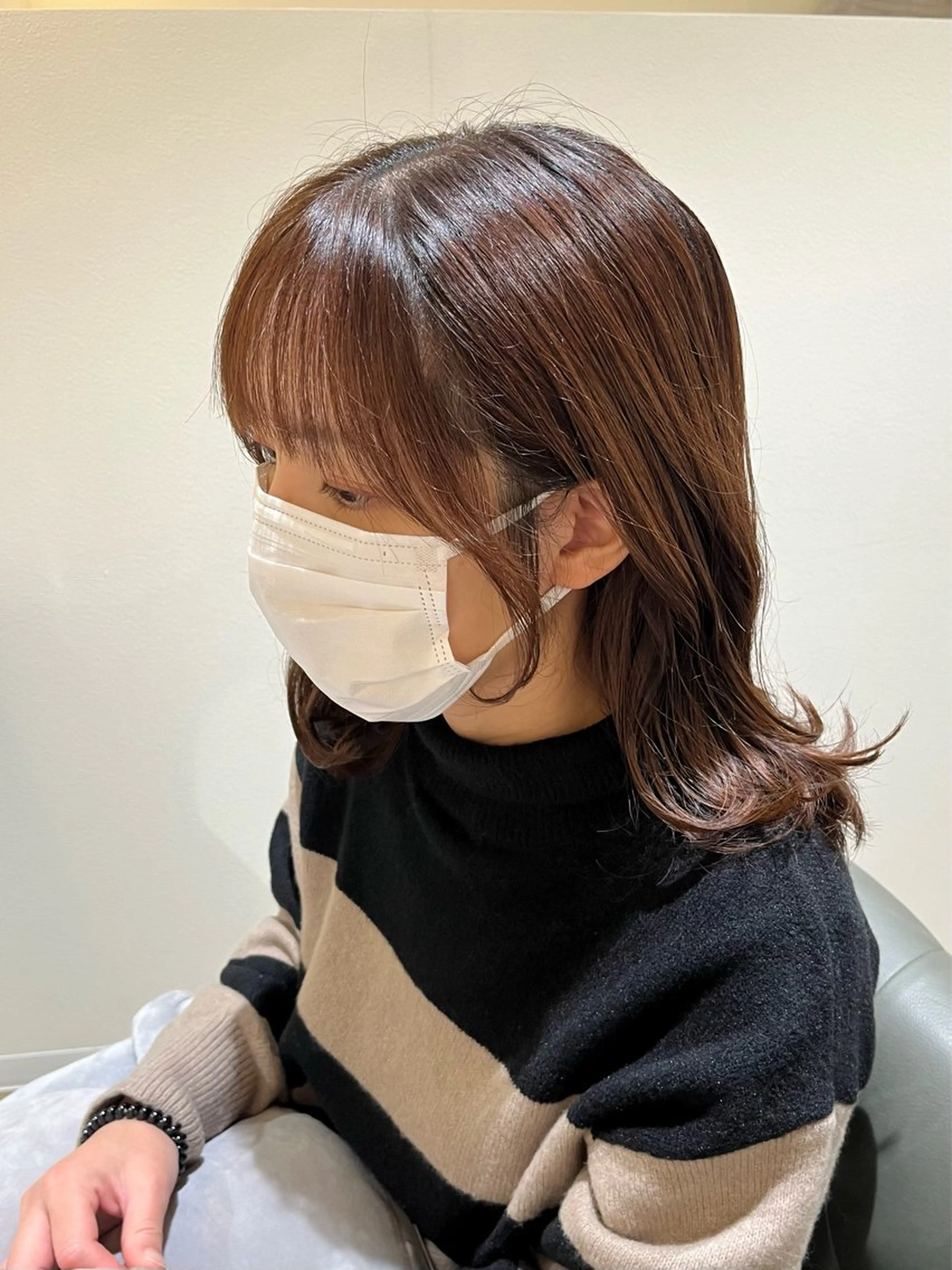 セミロング 小顔カット カット good nine所属・YUUMI /心斎橋美容室のヘアスタイル