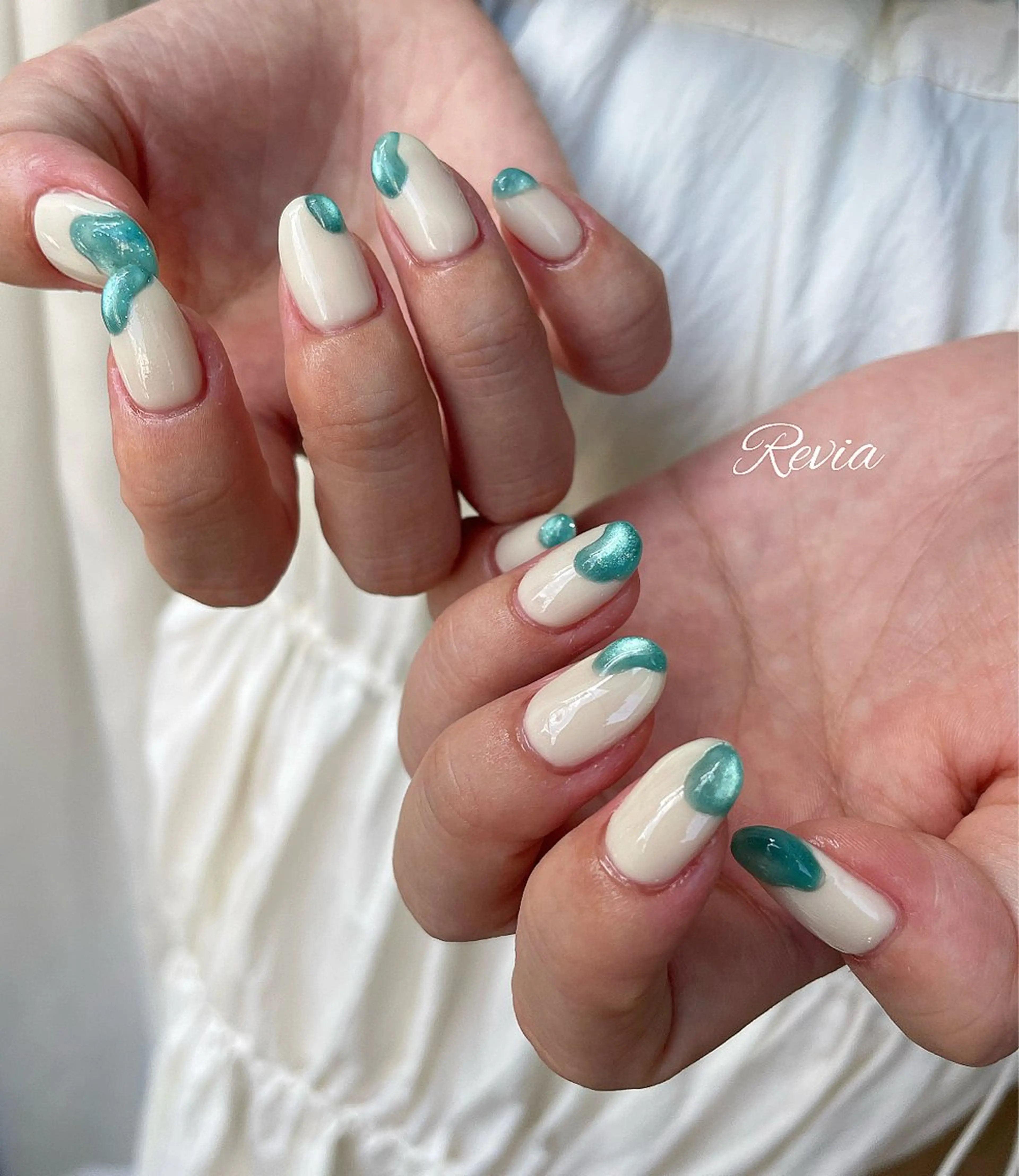 ネイル ハンドネイル revia所属・ERI Nailistのネイルデザイン