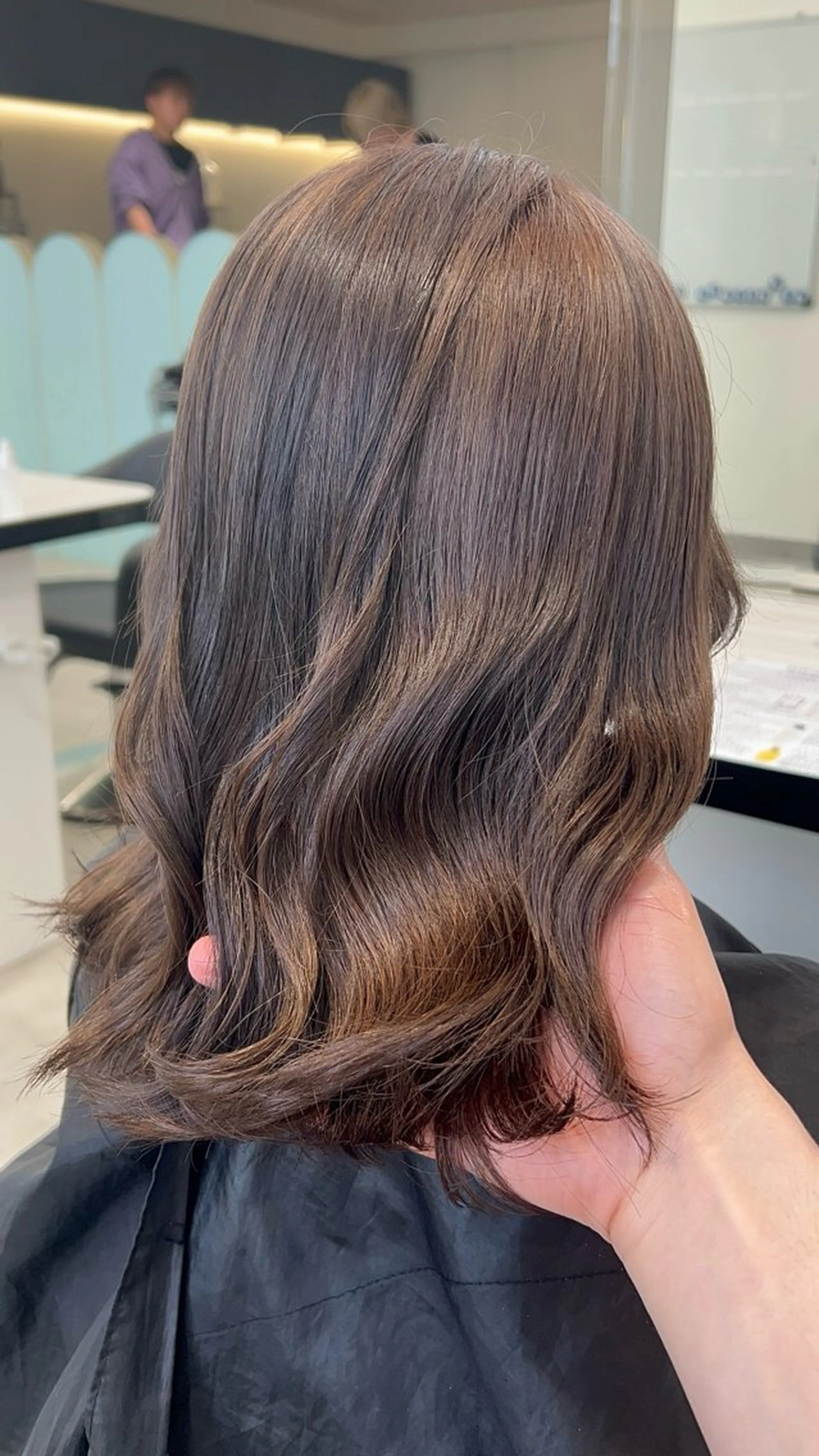 ロング カラー ヘアカラー トリートメント ヘッドスパ 履歴修正屋さん／ ブロンド／ホワイトのヘアスタイル