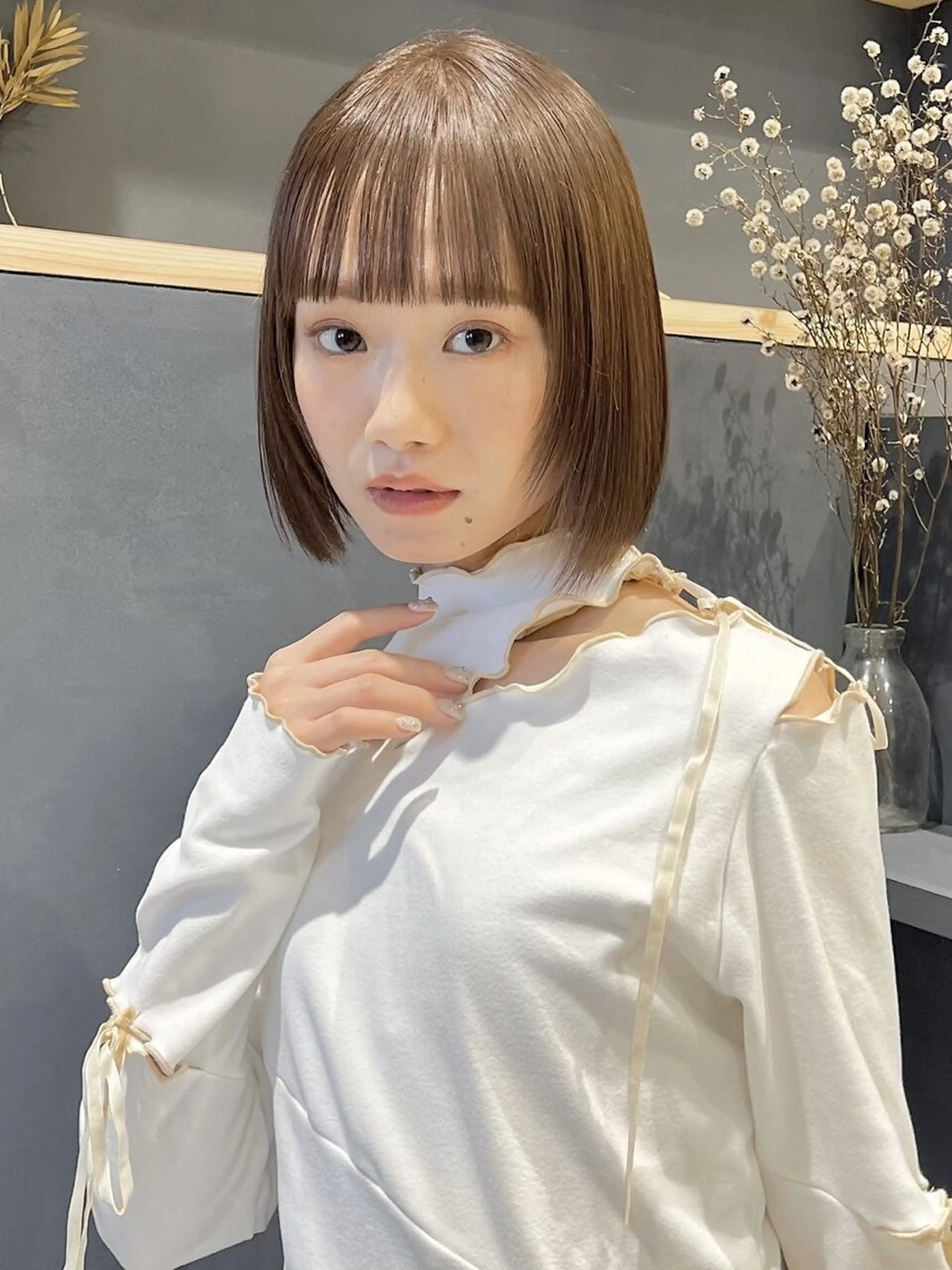 色もち2倍✨ 🫧ツヤカラー＋内部補修tr🫧 【ブリーチなしカラー / 下北沢 / 髪質改善】の写真