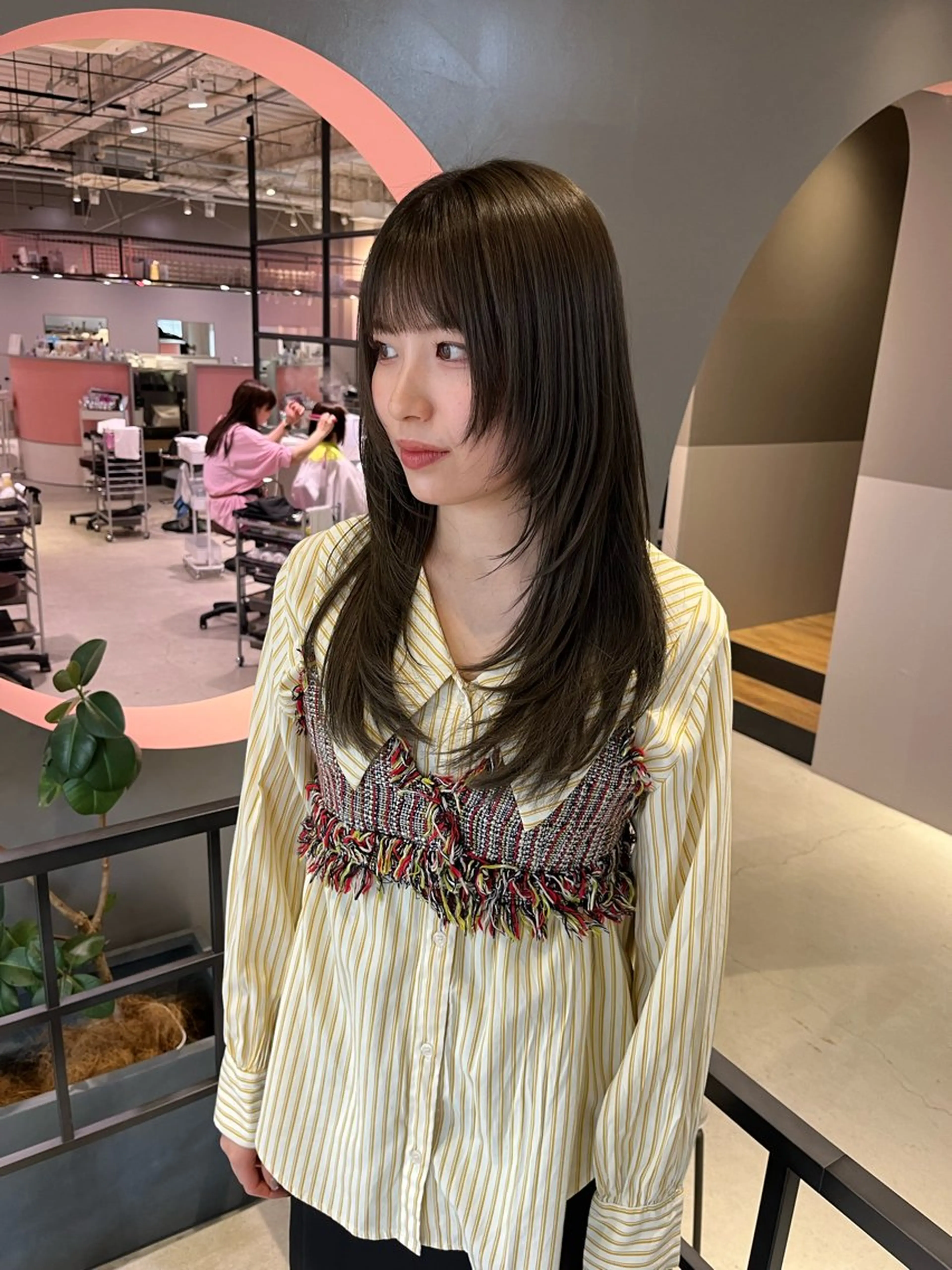 ロング カラー ヘアカラー 石塚 健汰のヘアスタイル