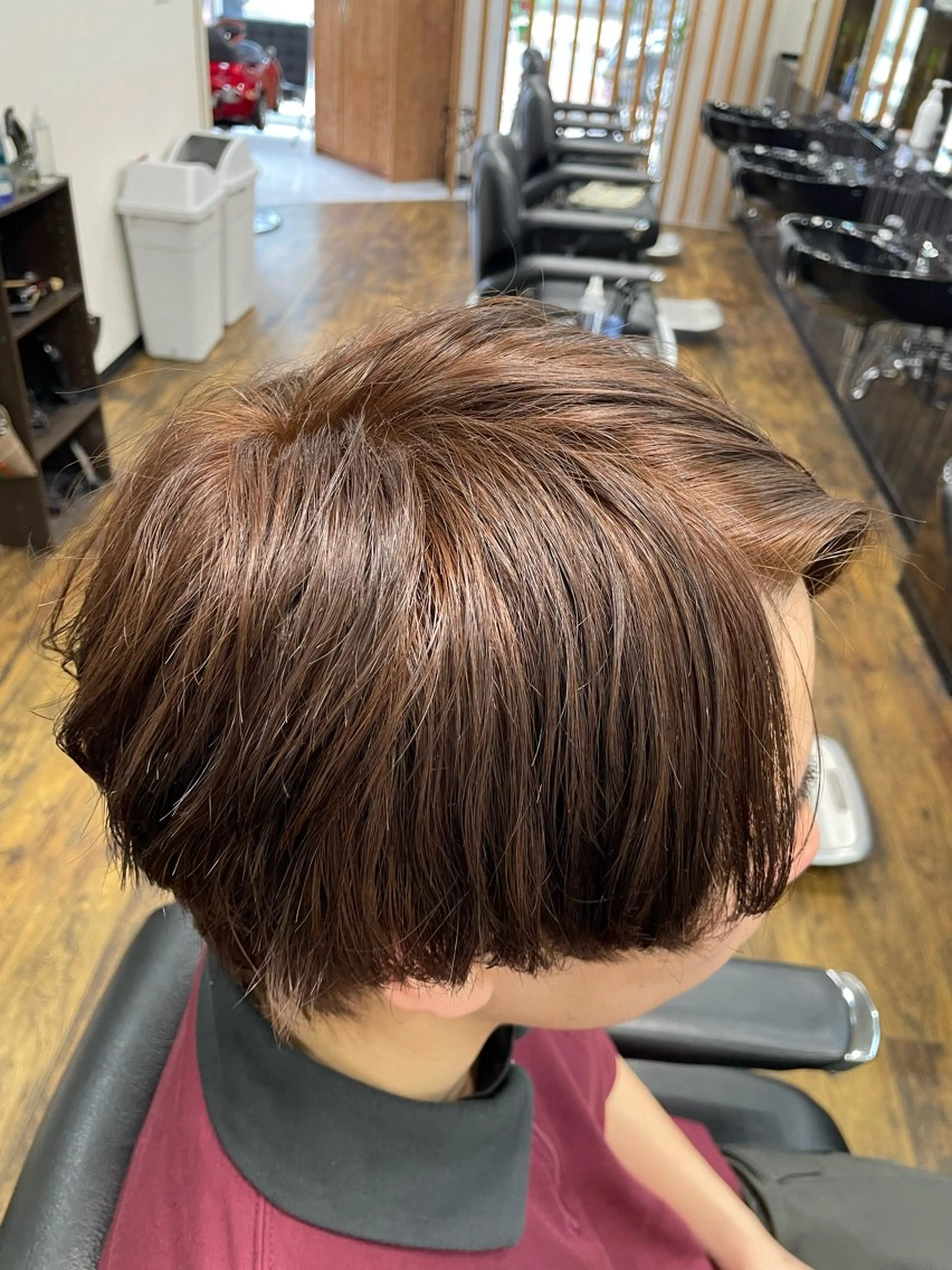 ショート カラー メンズ Nakada Chikaのヘアスタイル