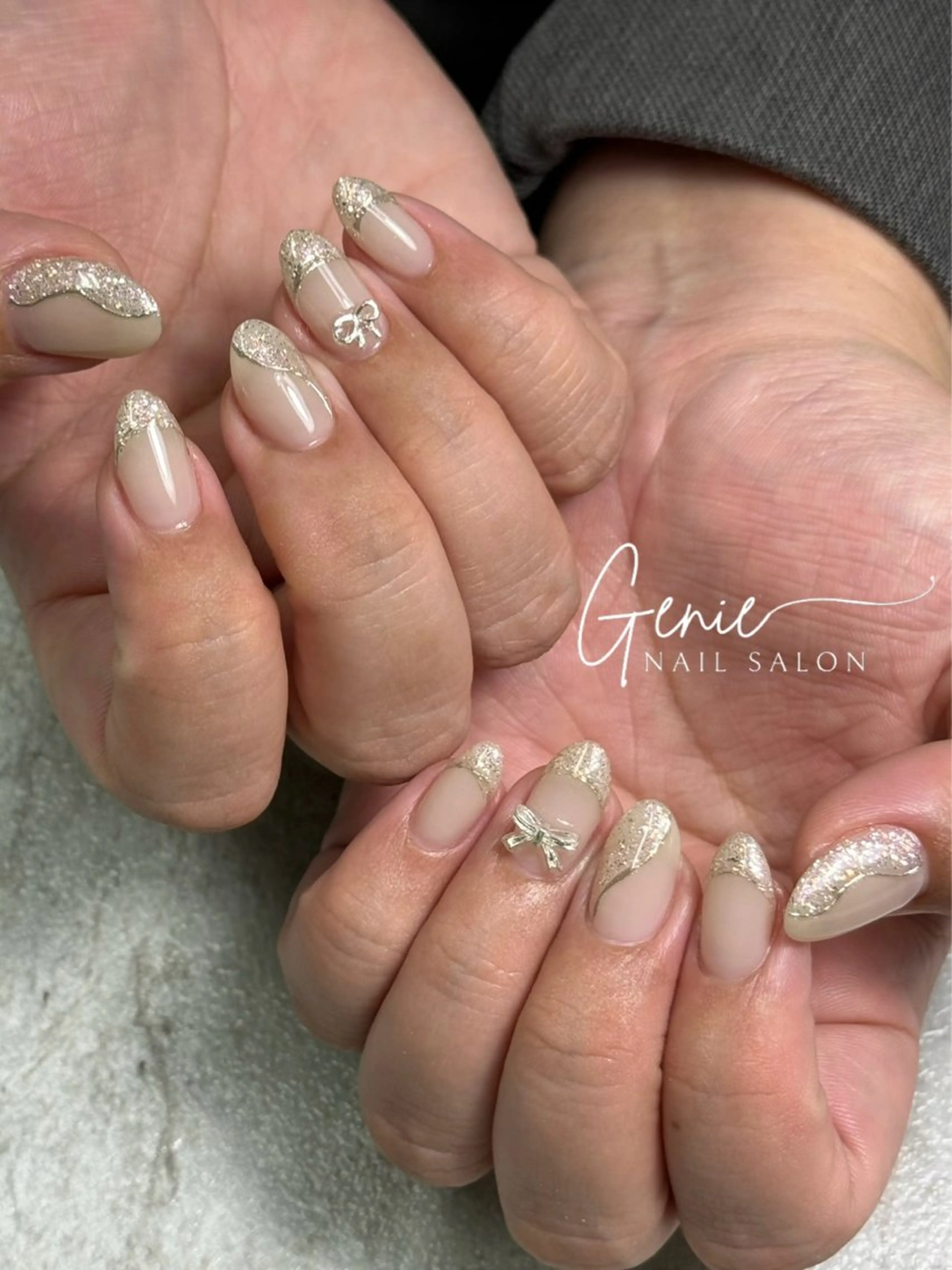 ネイル フレンチネイル ニュアンスネイル ハンドネイル Nail salon Genie所属・Nail salon Genieのネイルデザイン