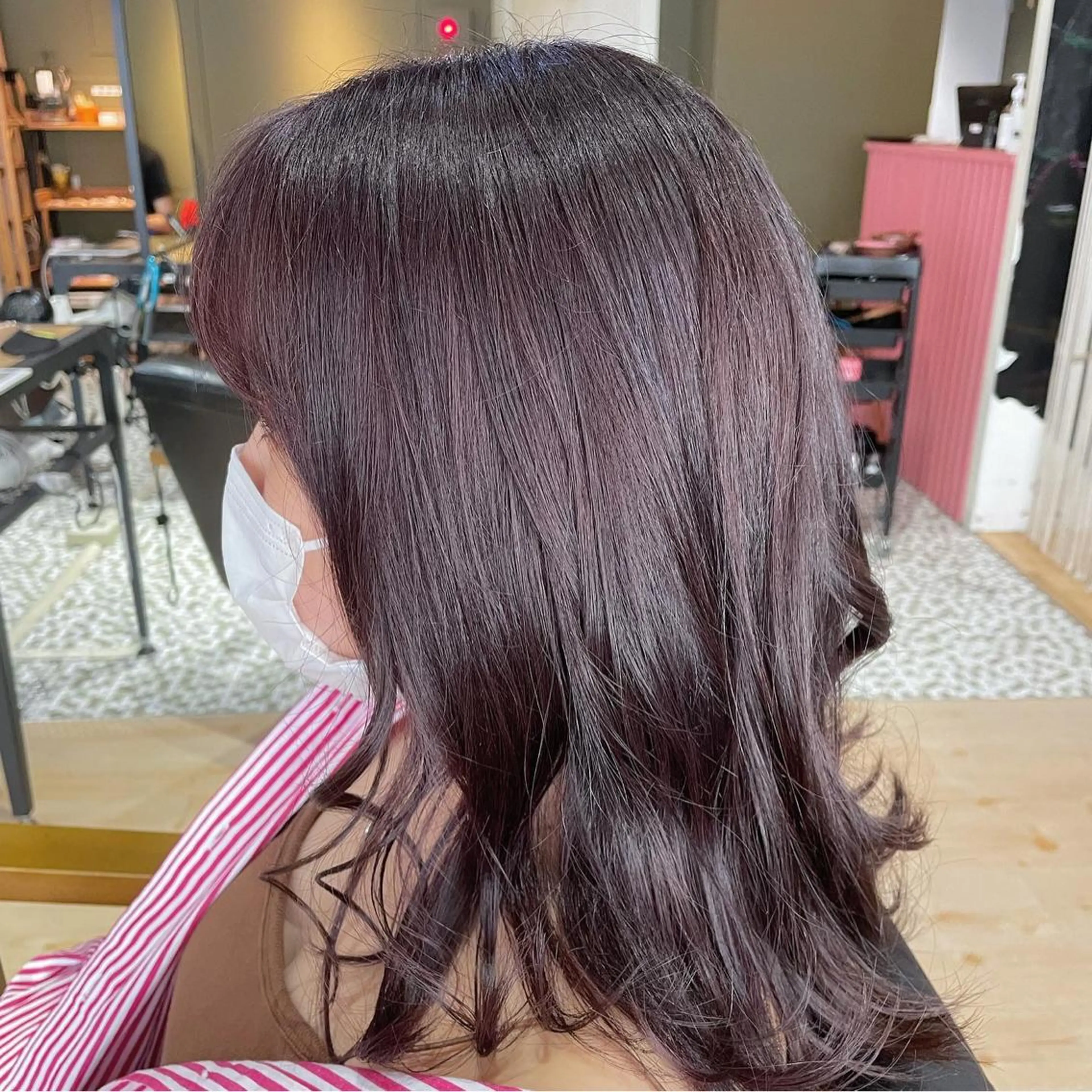 オーガニックヘアカラー（シングルカラー）の写真