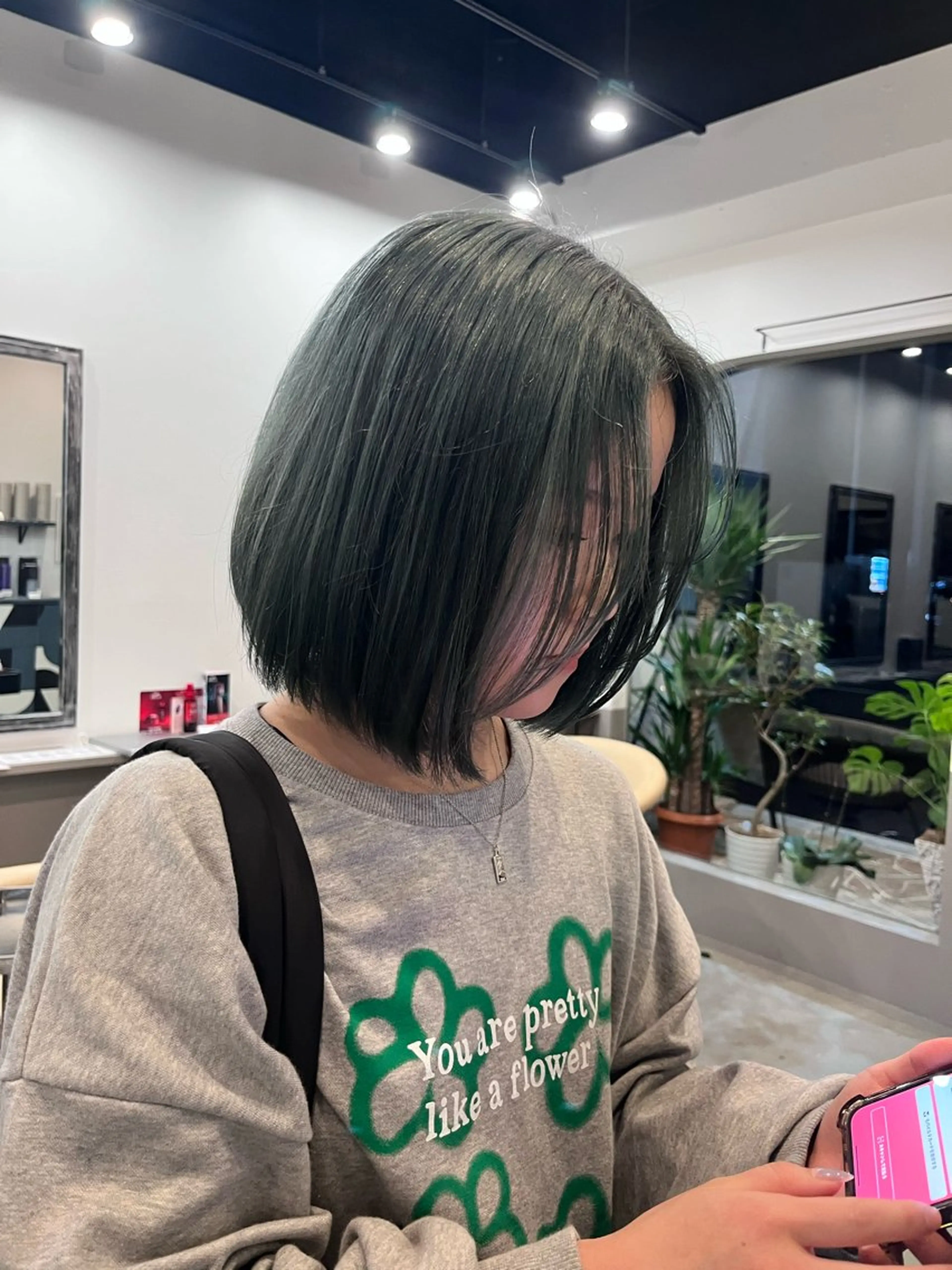 ミディアム カラー ヘアカラー dogstar小林諒 レイヤー/パーマのヘアスタイル