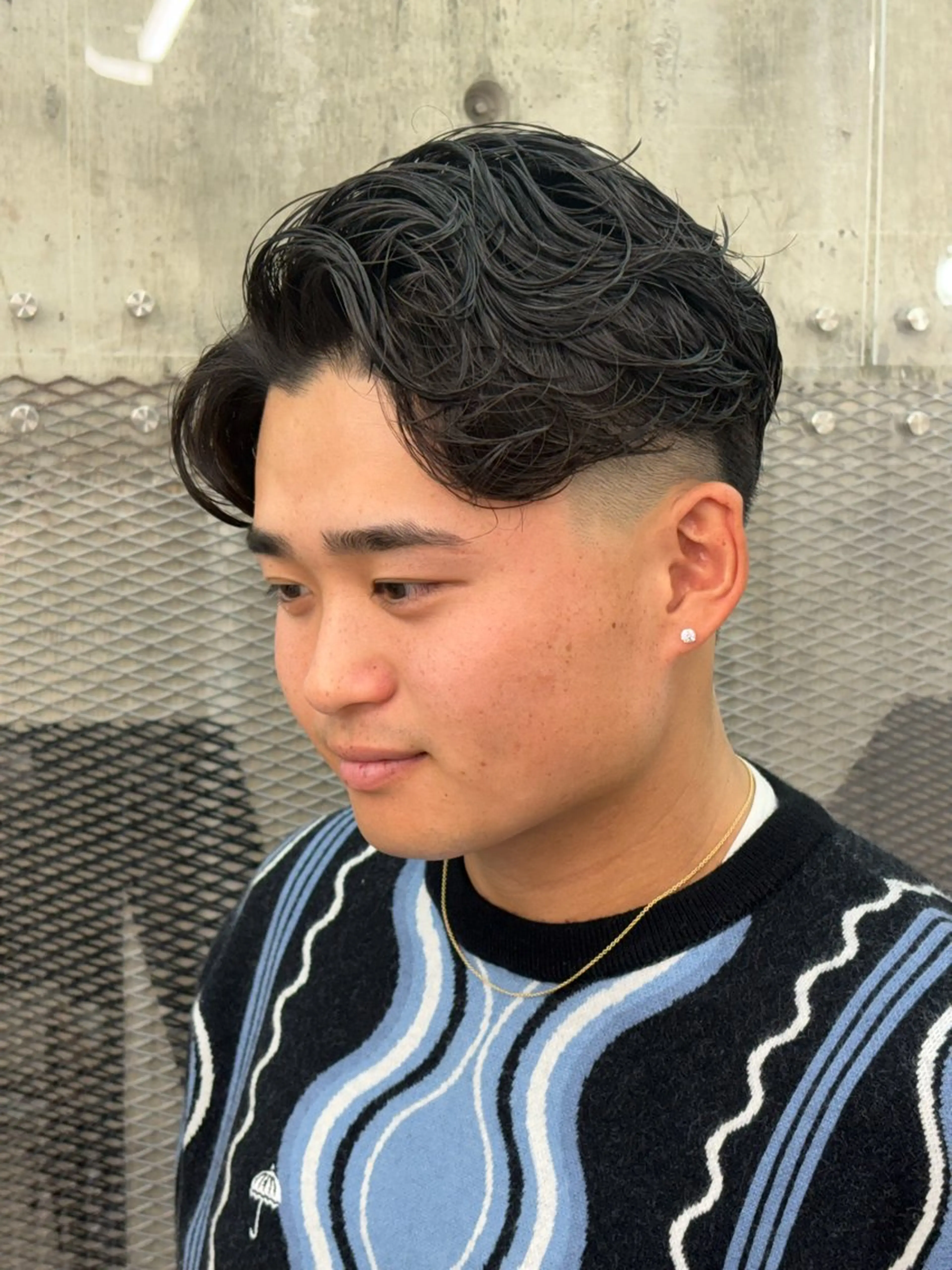 漢受け抜群🔥ラルフカール+骨格矯正カットの写真