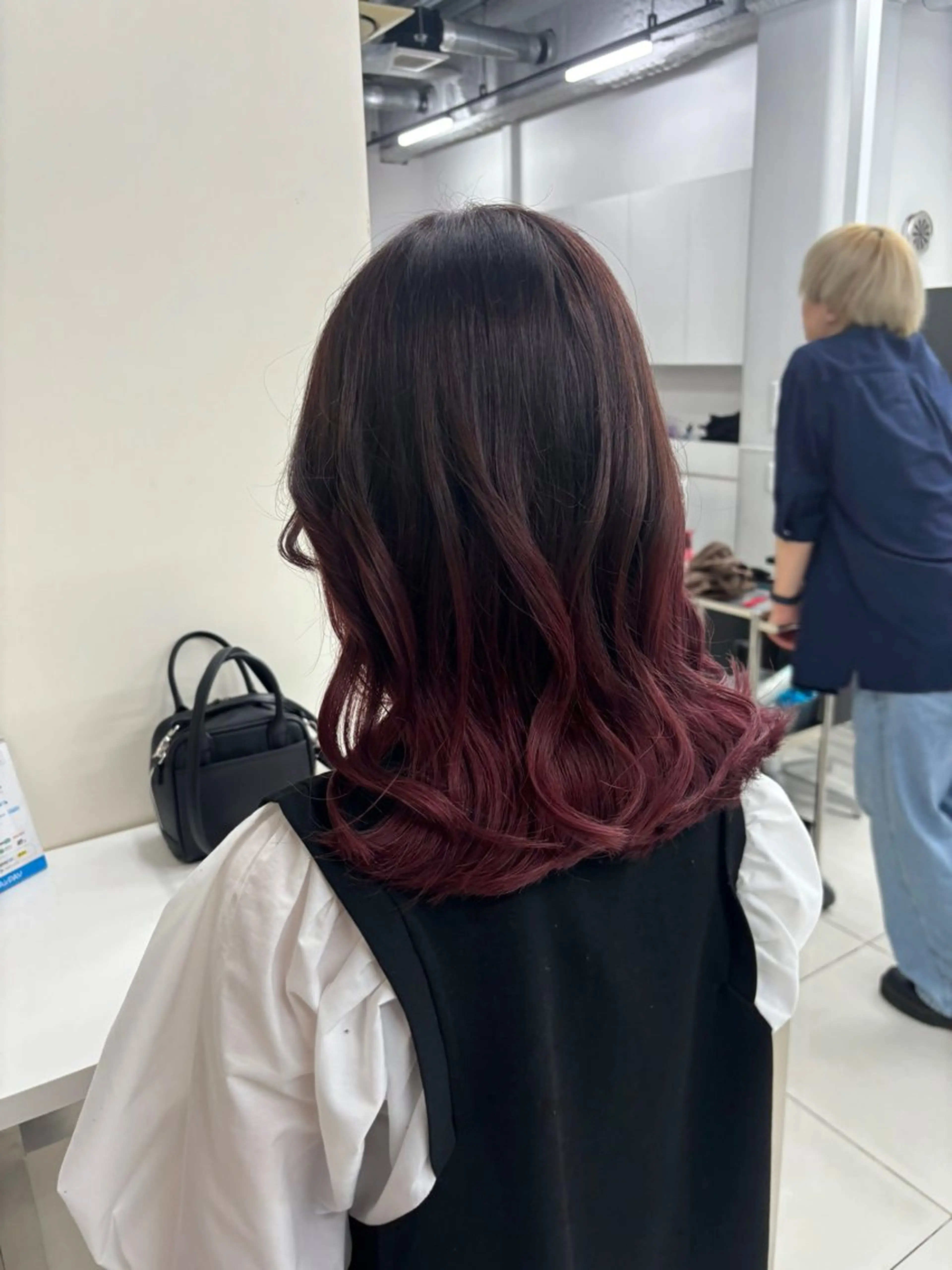 ミディアム カラー グラデーションカラー ヘアカラー トリートメント ⭐️無料!カット モデル募集⭐️夕貴のヘアスタイル